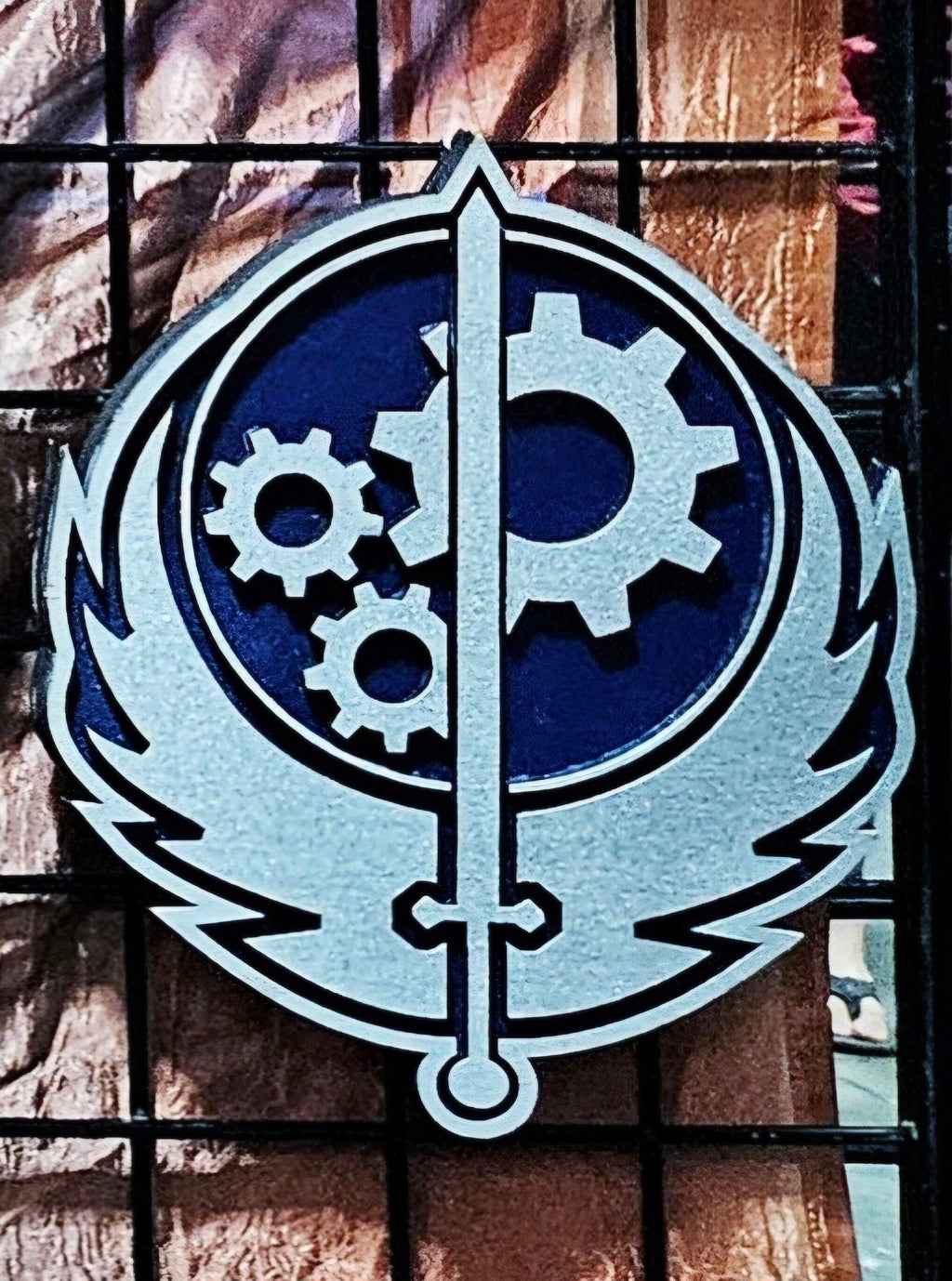Fallout 4 - Faction Logos - Wood Carved Sign