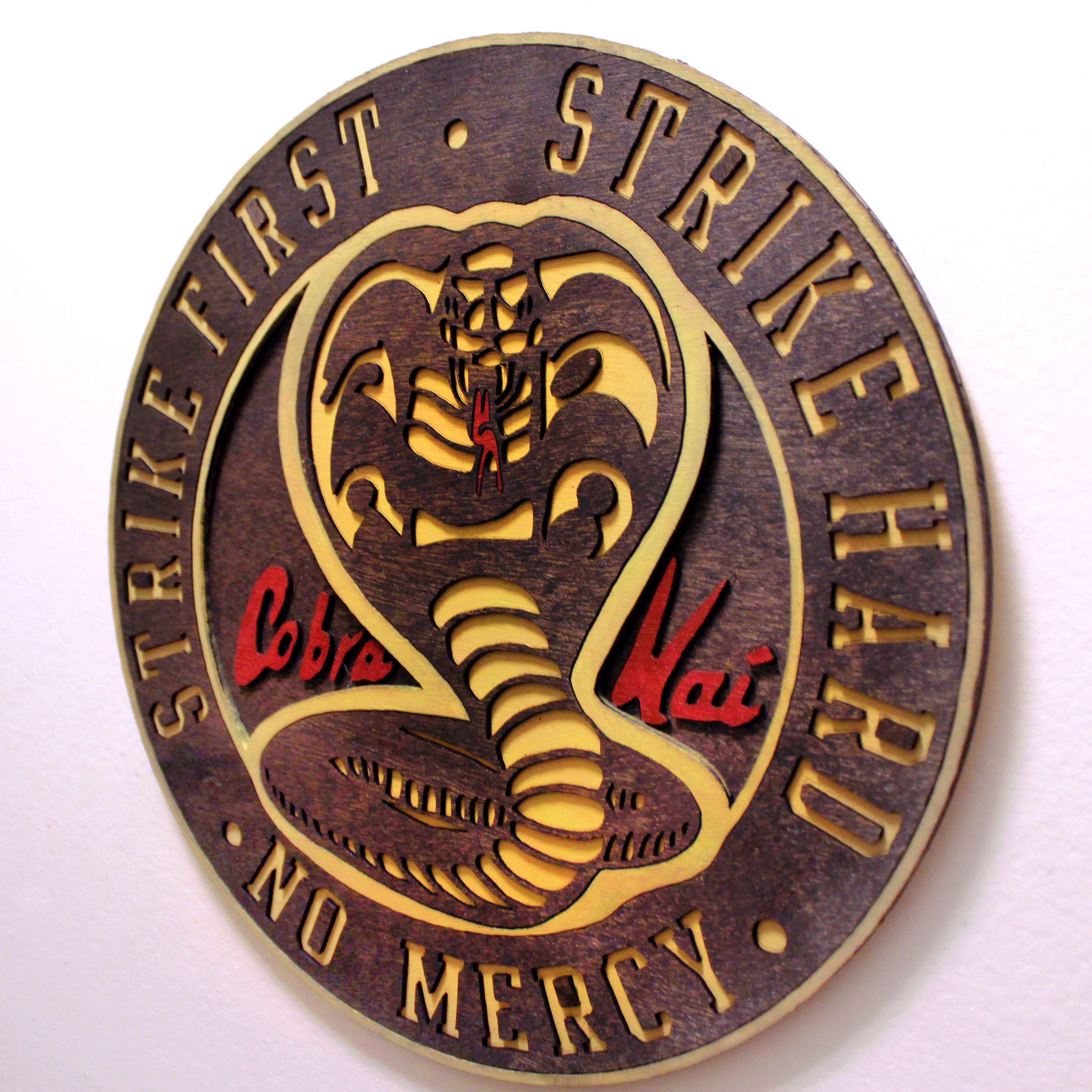 Cobra Kai Dojo Wood Sign - Karate Kid TV Series