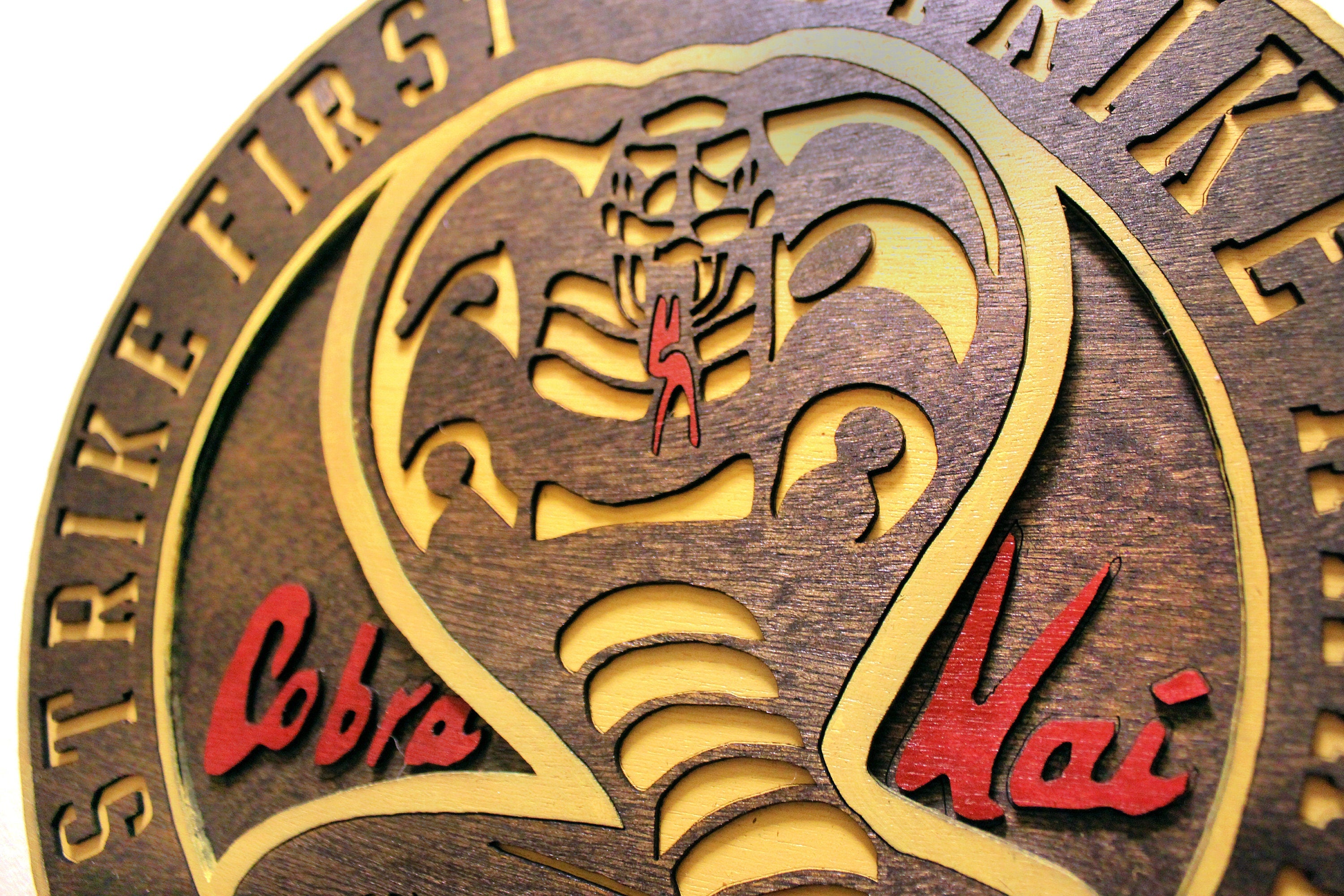 Cobra Kai Dojo Wood Sign - Karate Kid TV Series