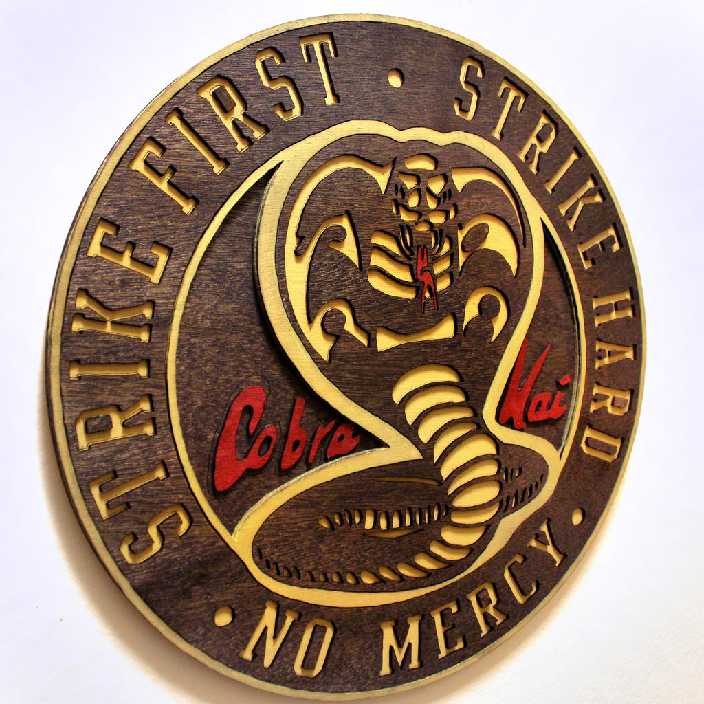 Cobra Kai Dojo Wood Sign - Karate Kid TV Series
