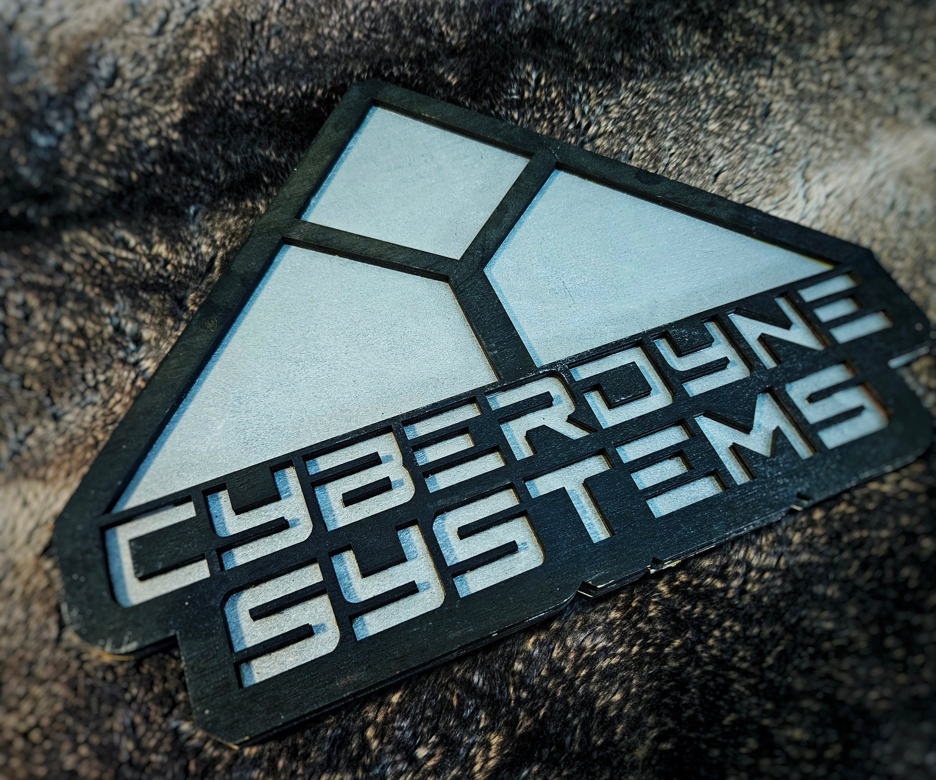 Cyberdyne Systems - Terminator - Wood Carved Sign