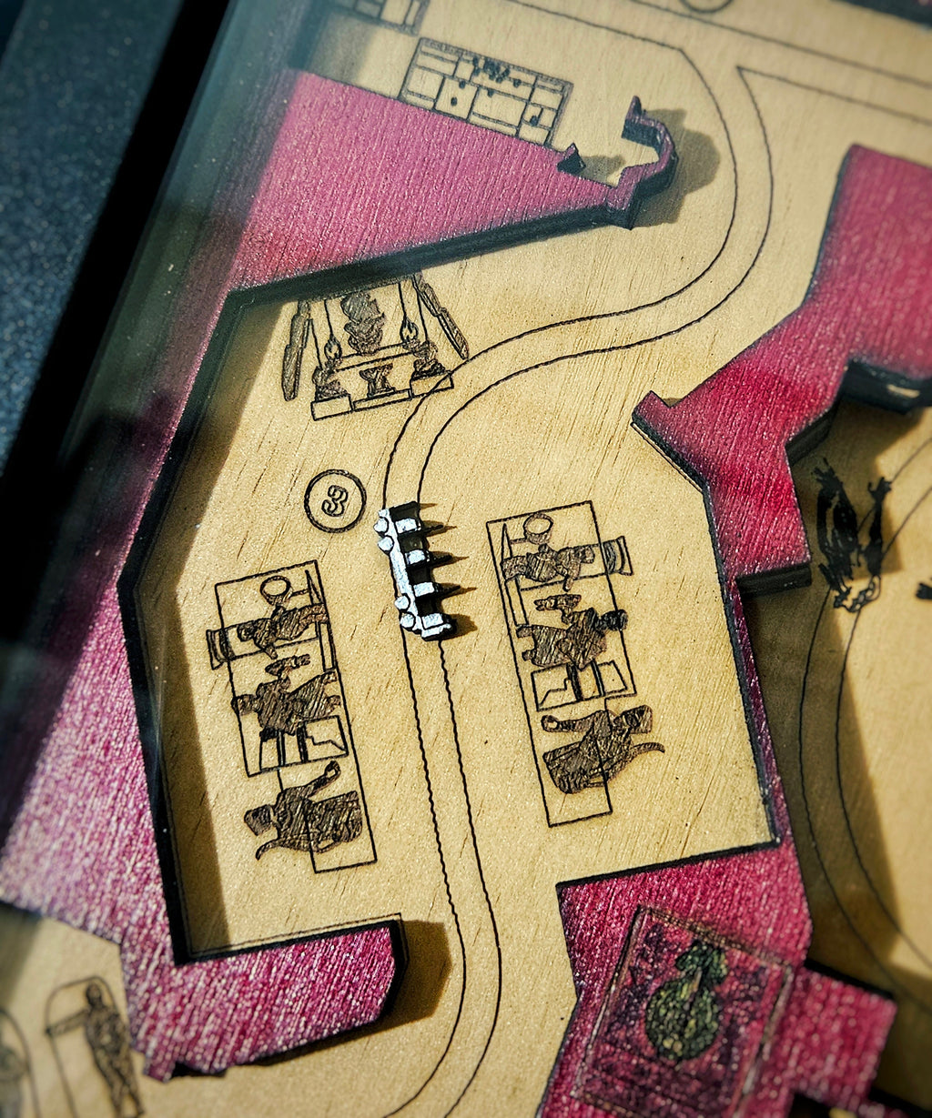Revenge of the Mummy - Universal Studios Florida - Ride Map - Shadow Box