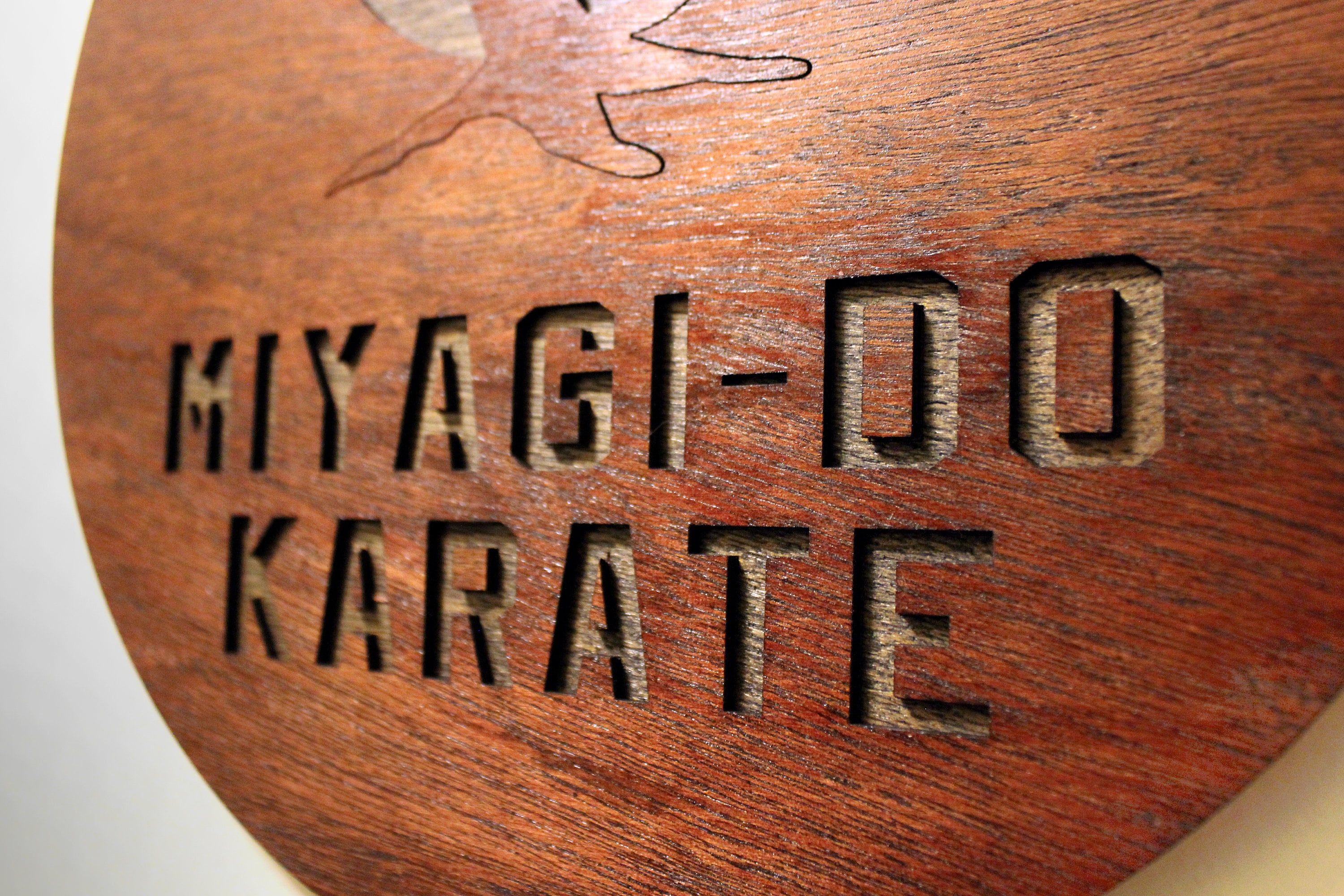 Miyagi-Do Karate - Karate Kid / Cobra Kai - Wood Carved Sign