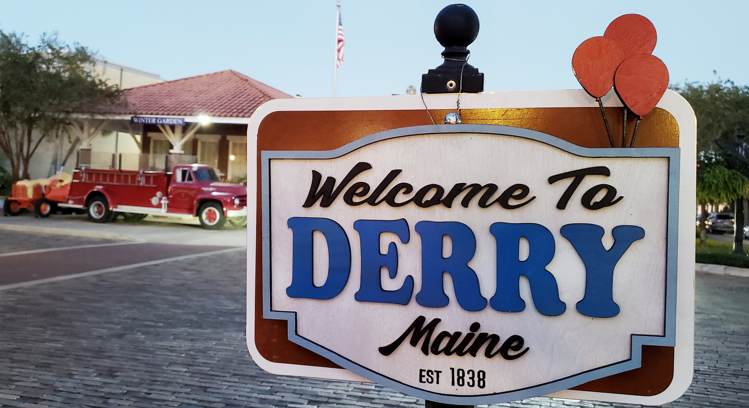 Welcome to Derry - IT - Wooden 3D Sign