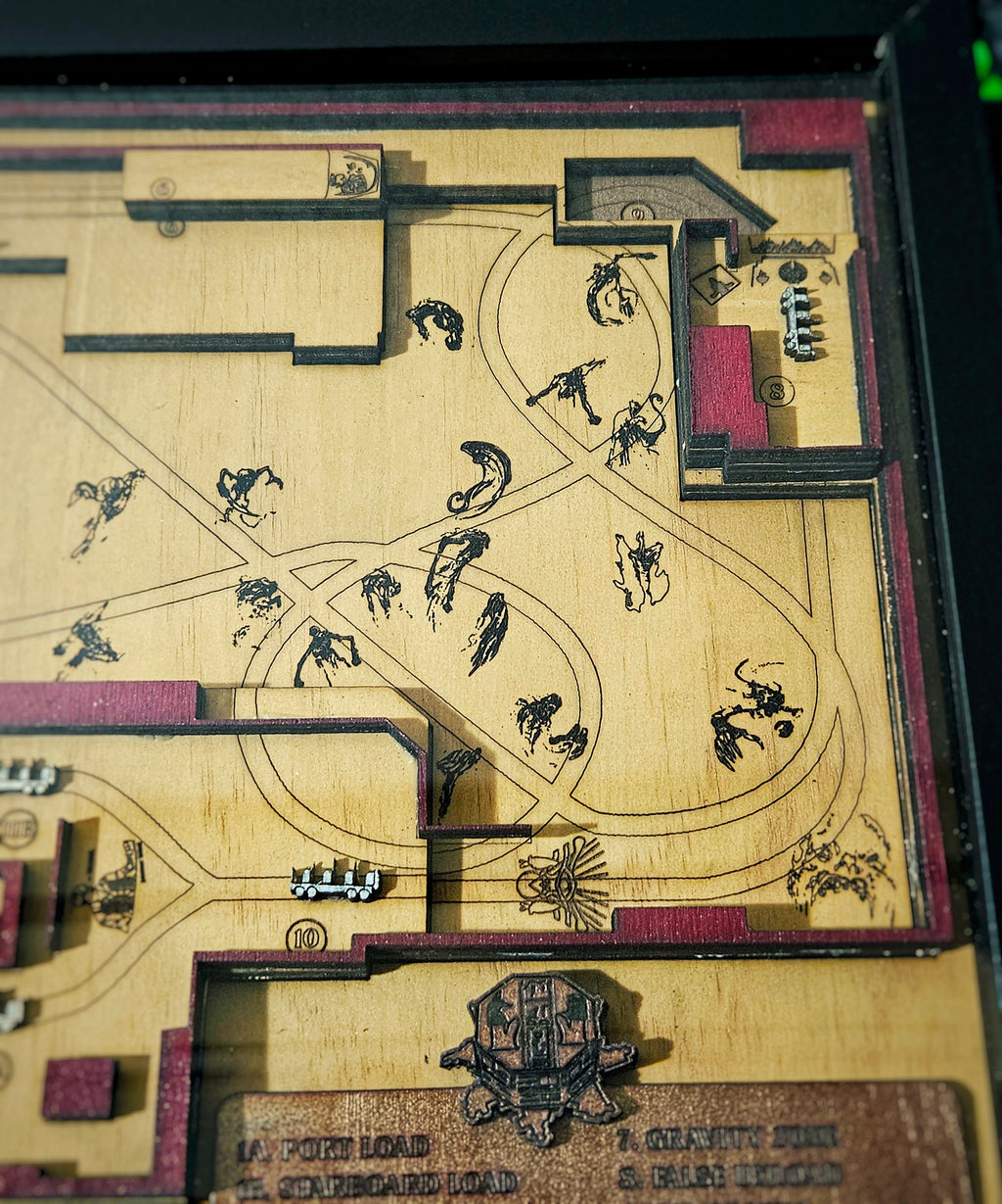 Revenge of the Mummy - Universal Studios Florida - Ride Map - Shadow Box
