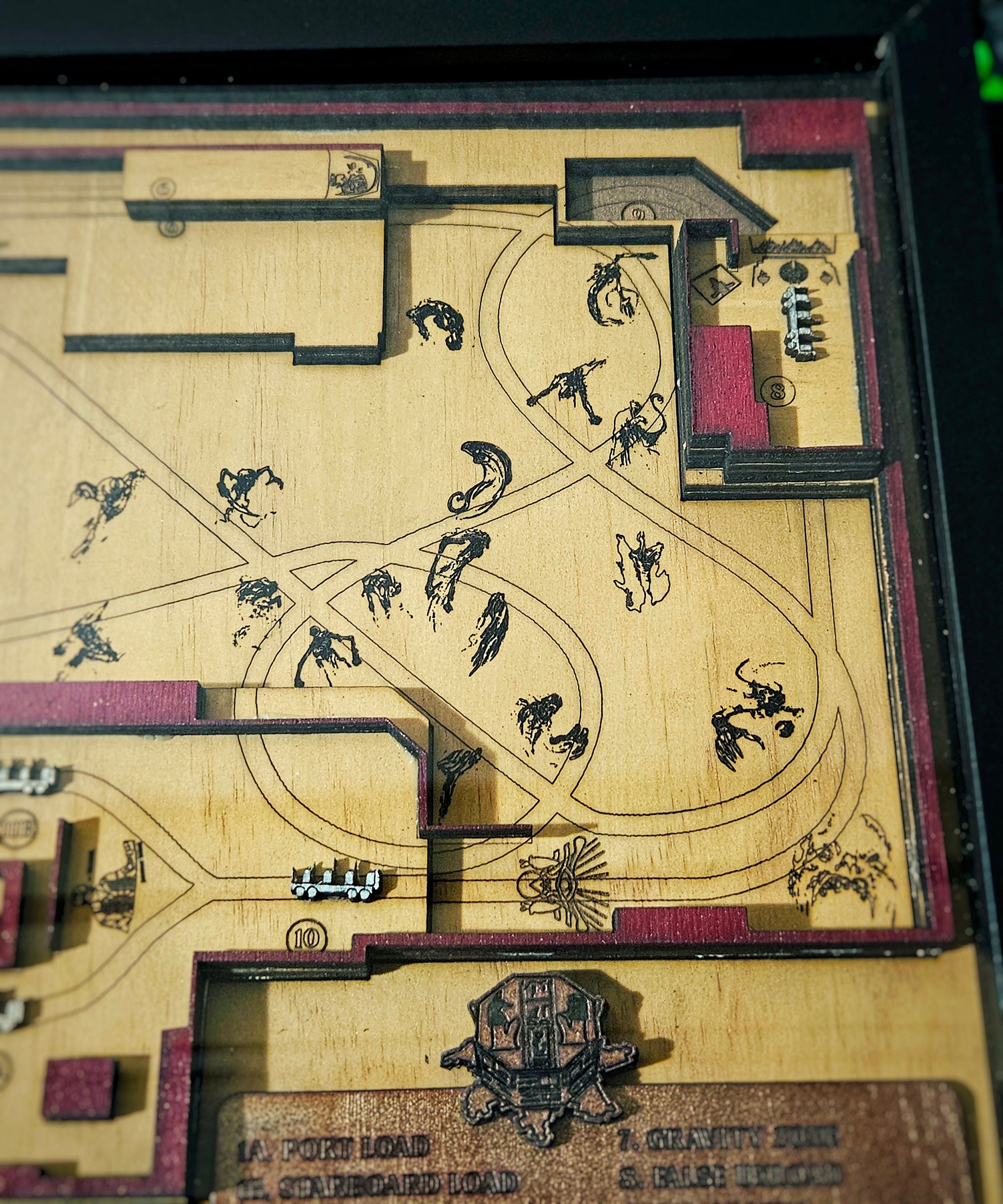 Revenge of the Mummy - Universal Studios Florida - Ride Map - Shadow Box
