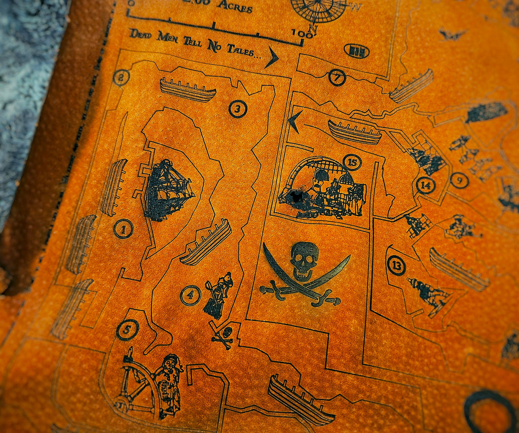Pirates of the Caribbean - WDW - Leather Map