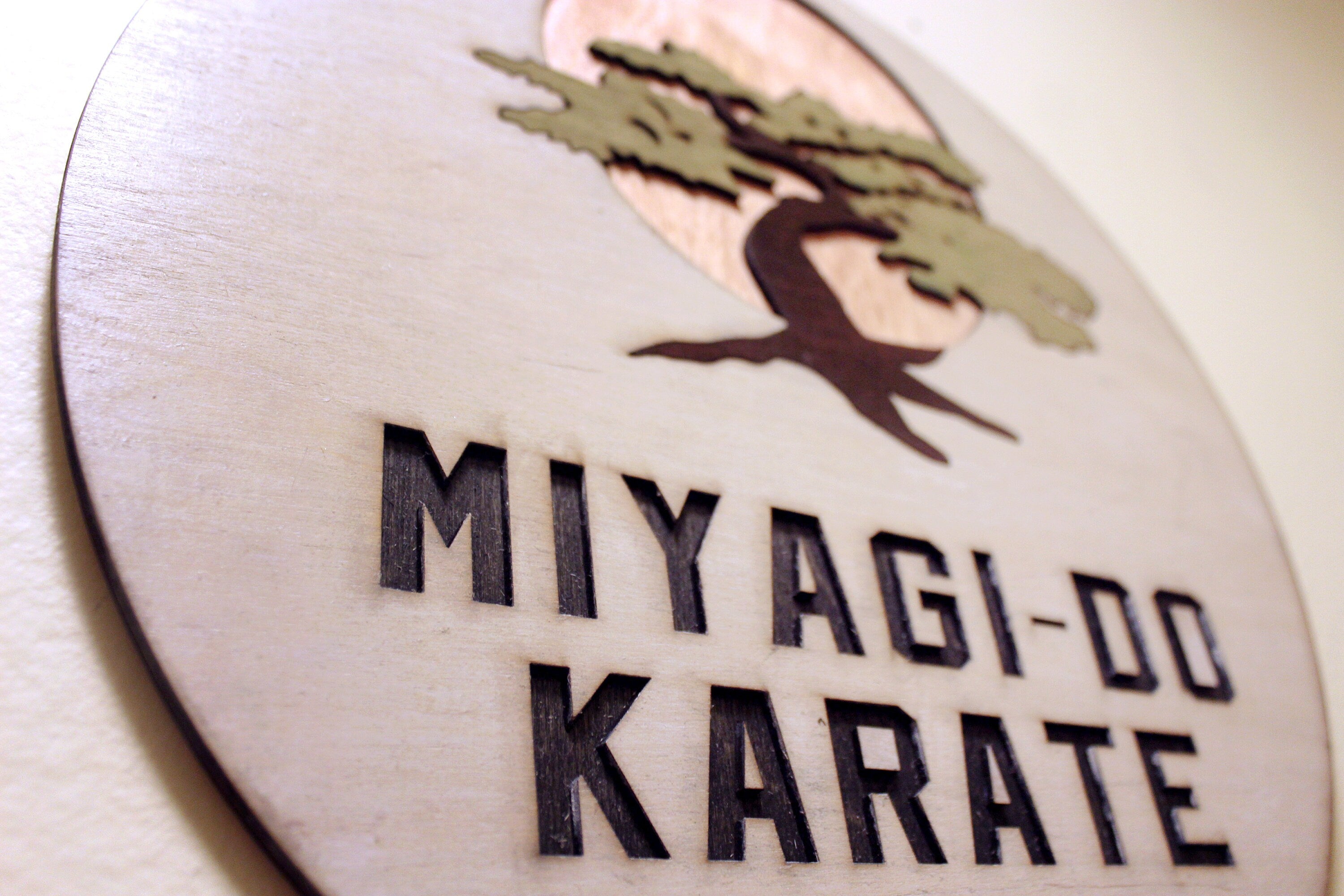 Miyagi-Do Karate - Karate Kid / Cobra Kai - Wood Carved Sign