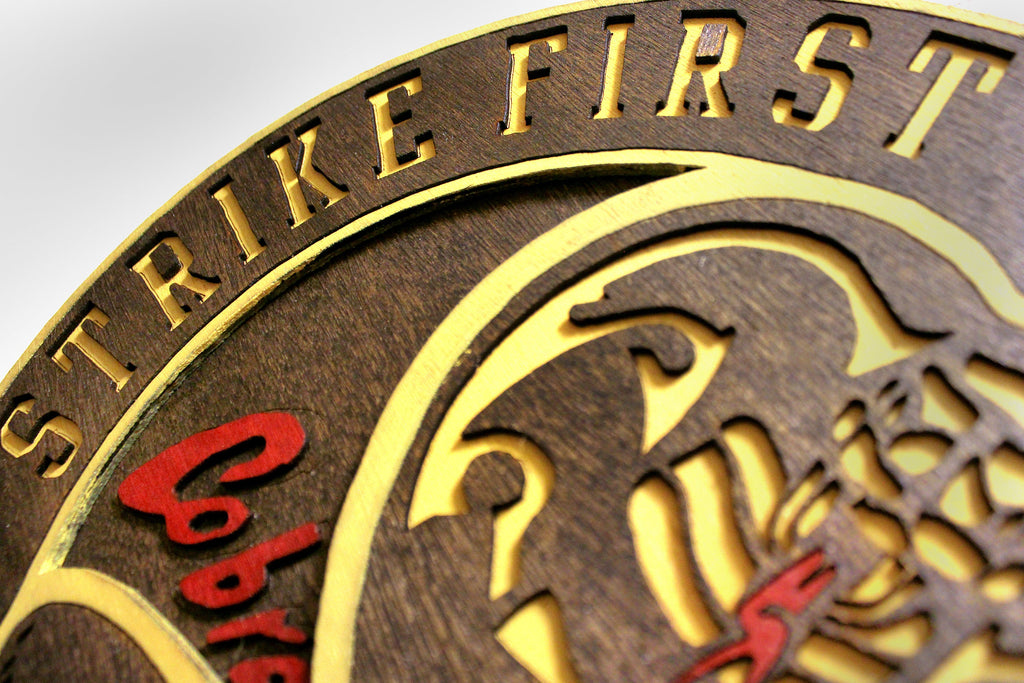 Cobra Kai Dojo Wood Sign - Karate Kid TV Series