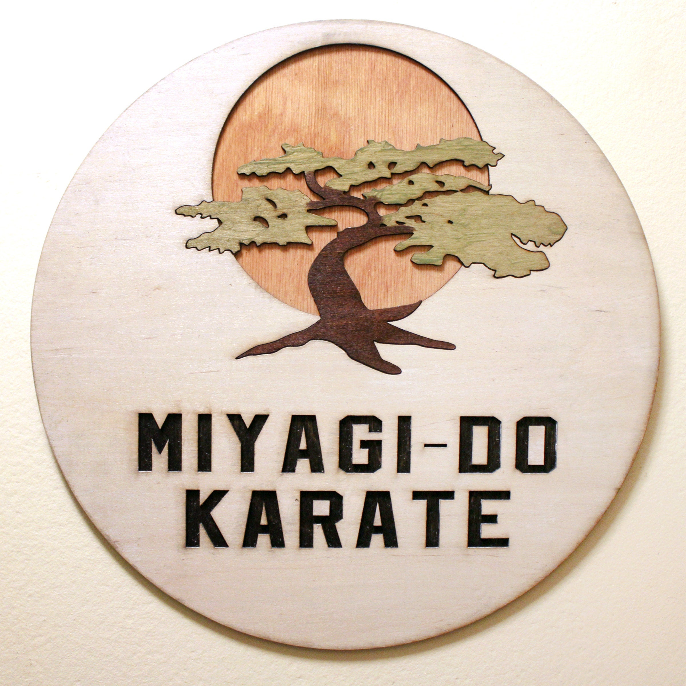 Miyagi-Do Karate - Karate Kid / Cobra Kai - Wood Carved Sign