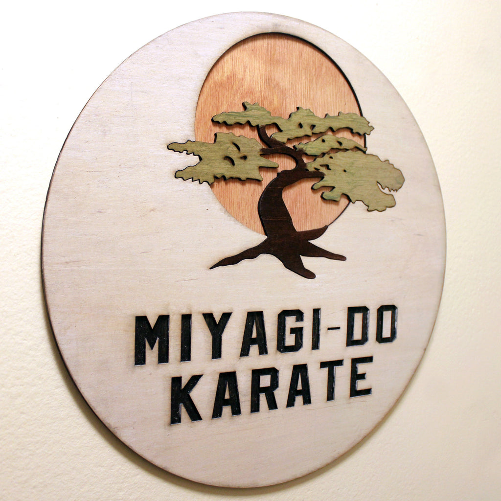 Miyagi-Do Karate - Karate Kid / Cobra Kai - Wood Carved Sign