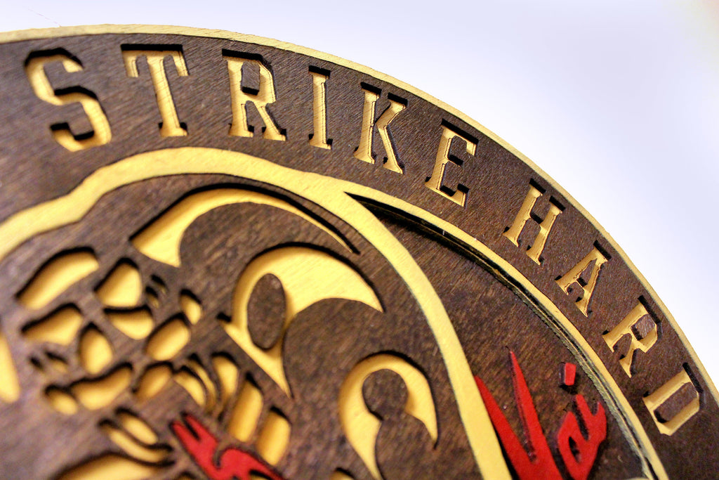 Cobra Kai Dojo Wood Sign - Karate Kid TV Series
