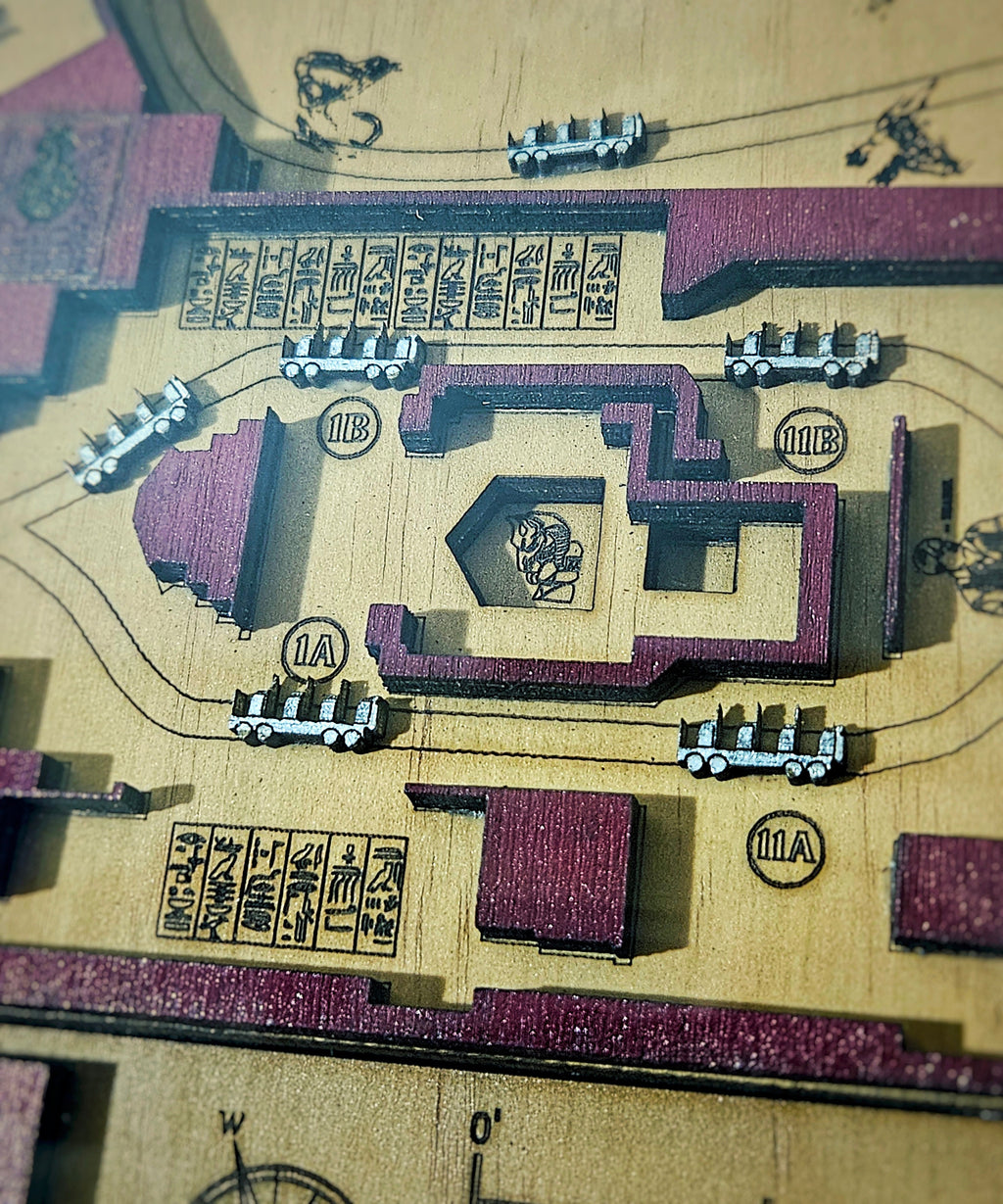 Revenge of the Mummy - Universal Studios Florida - Ride Map - Shadow Box