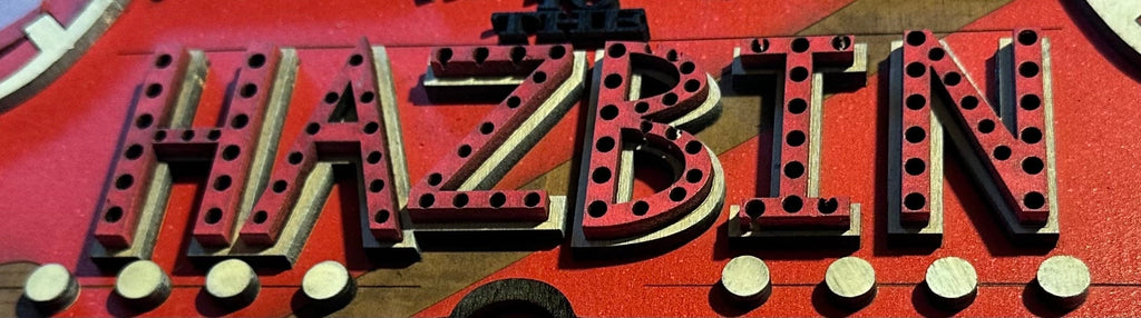 Hazbin Hotel  - Hotel Marquee - Wood Carved Sign