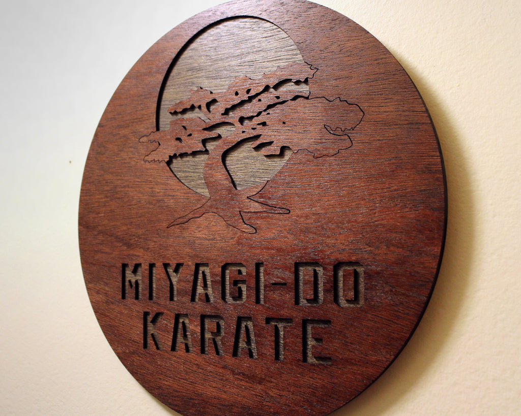 Miyagi-Do Karate - Karate Kid / Cobra Kai - Wood Carved Sign