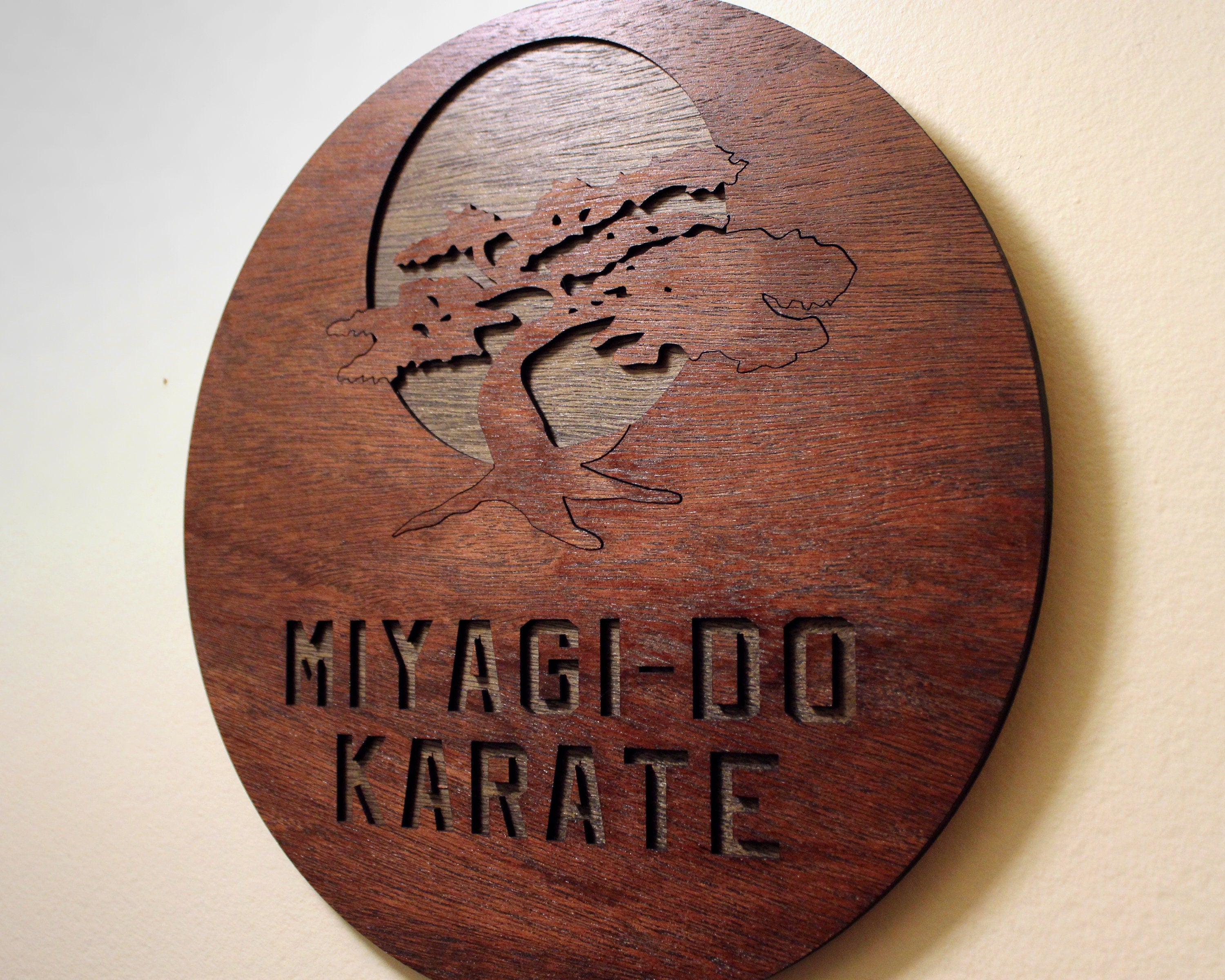 Miyagi-Do Karate - Karate Kid / Cobra Kai - Wood Carved Sign