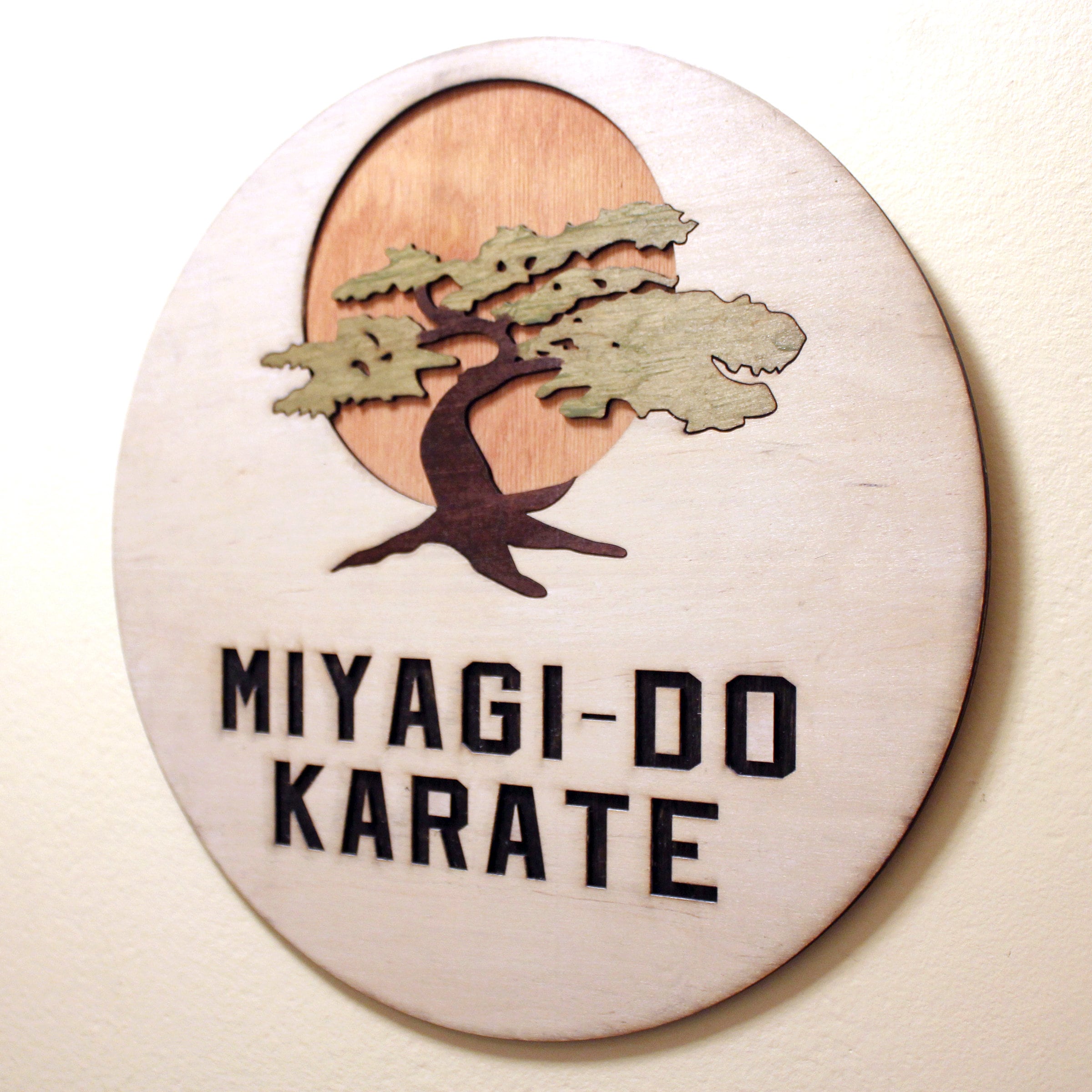 Miyagi-Do Karate - Karate Kid / Cobra Kai - Wood Carved Sign