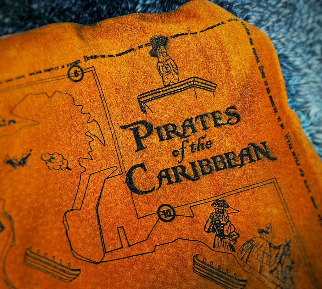 Pirates of the Caribbean - WDW - Leather Map