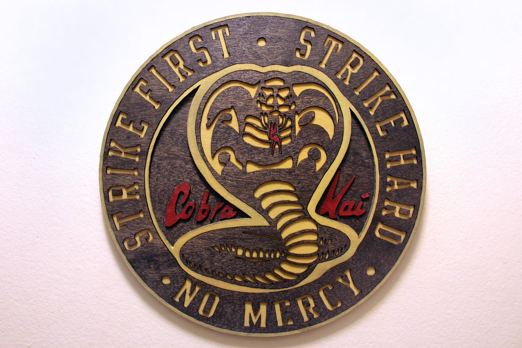 Cobra Kai Dojo Wood Sign - Karate Kid TV Series