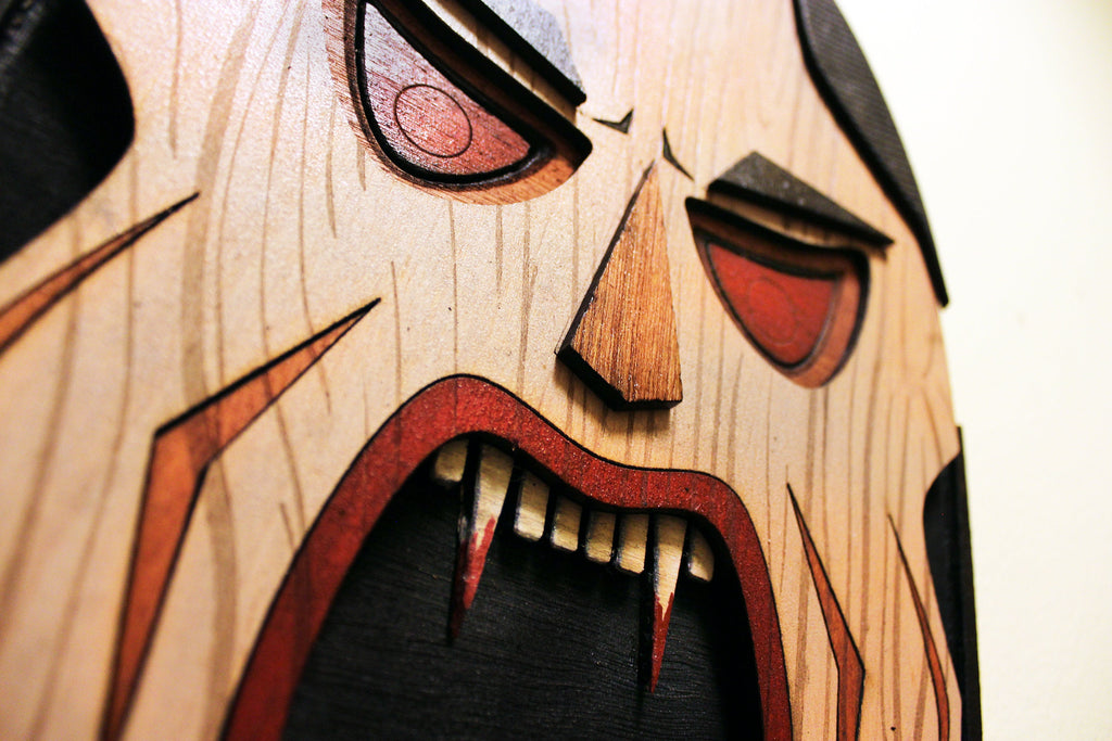 Dracula - Monster Tiki - Tiki - Carved Wood Wall Art