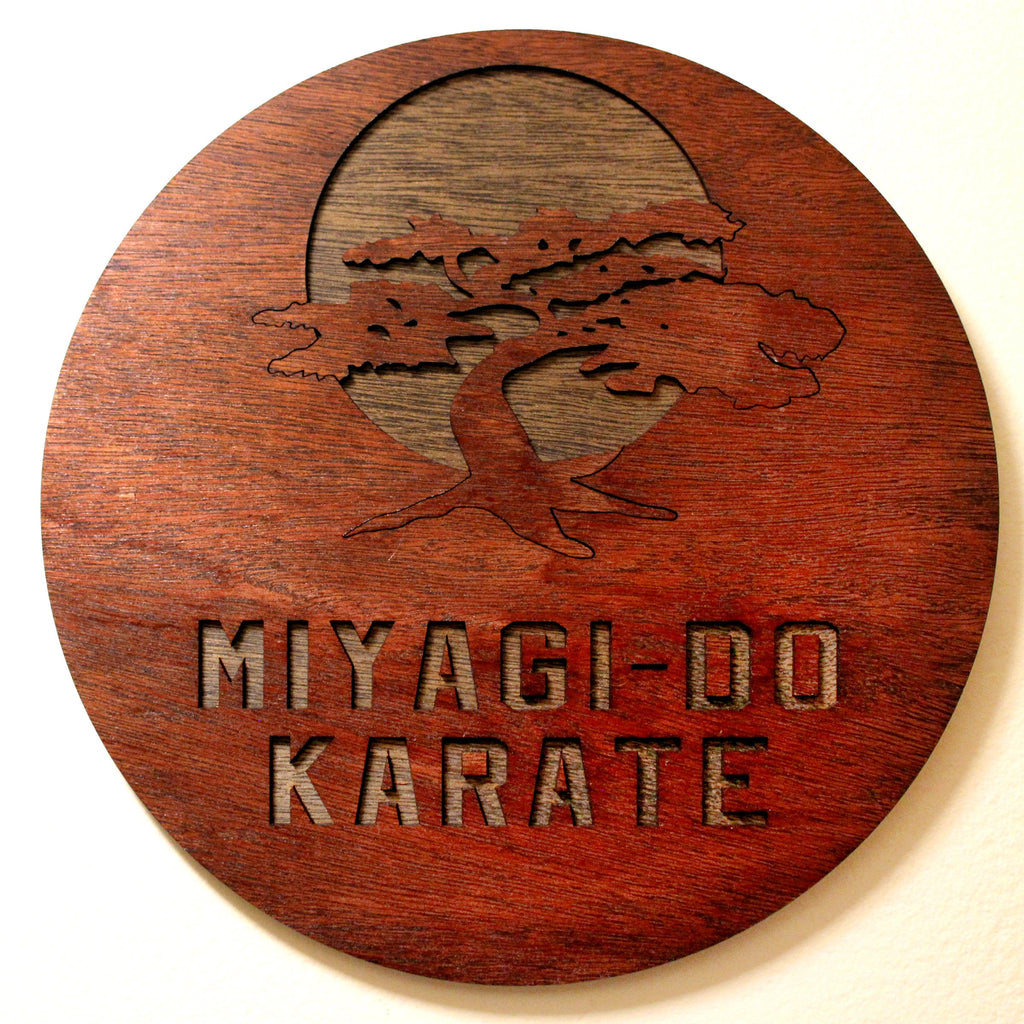 Miyagi-Do Karate - Karate Kid / Cobra Kai - Wood Carved Sign
