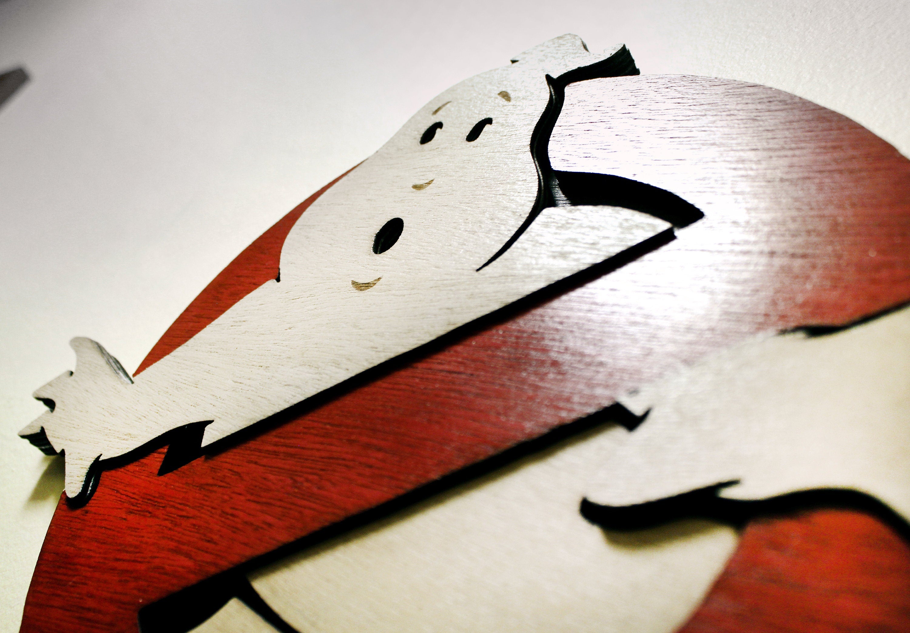 Ghostbusters Logo - Wood Cut - Multi Layered - Wall Art