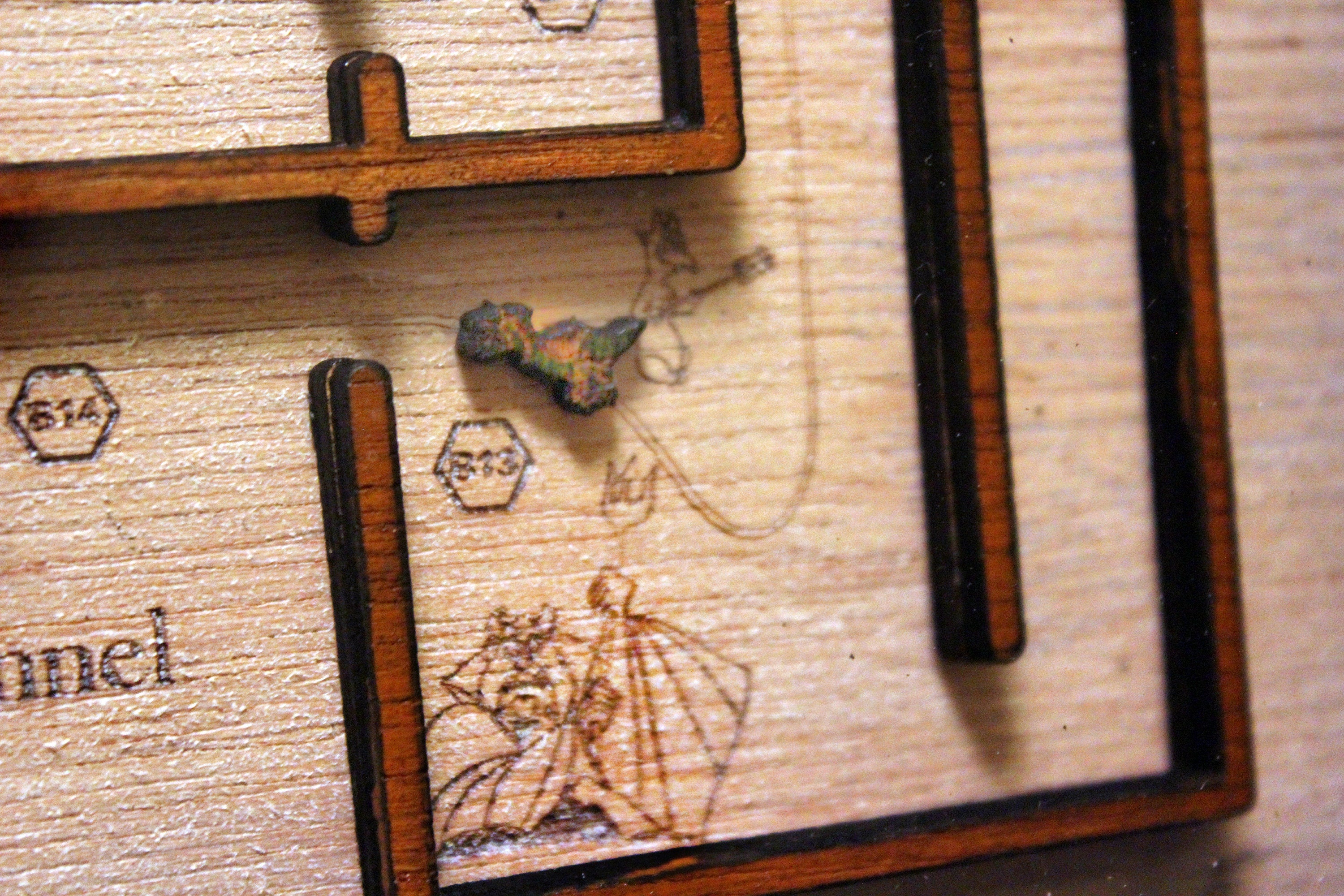 Mr. Toad's Wild Ride Map - Magic Kingdom - Walt Disney World - Wood Relief Carving - Shadow Box