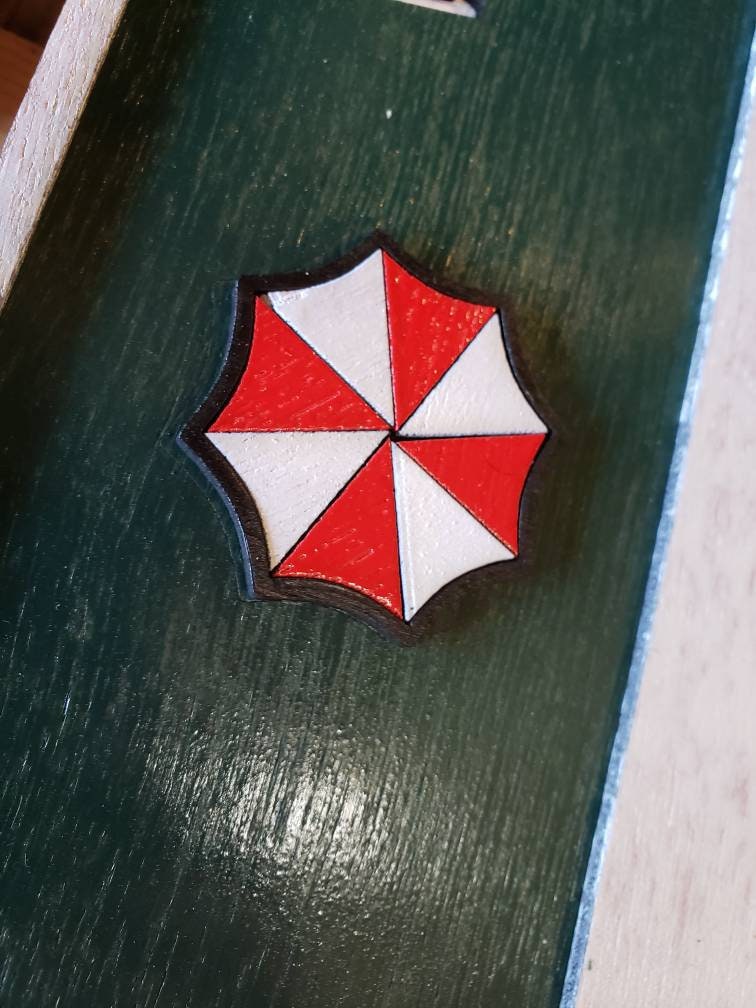 Welcome to Raccoon City - Resident Evil - Wood Carved Sign