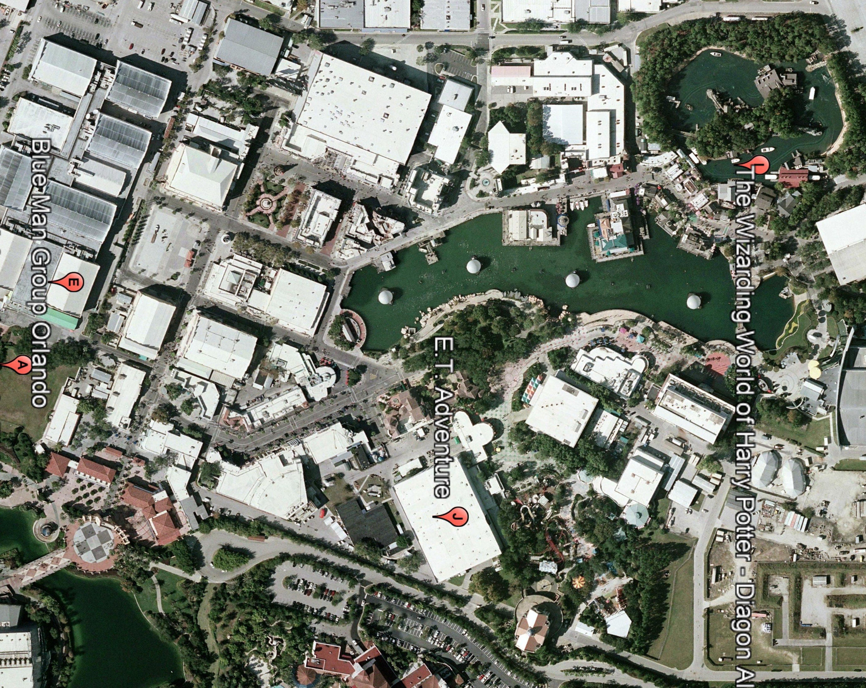 Universal Studios Florida - Wood Relief Carving - Theme Park - Shadow Box