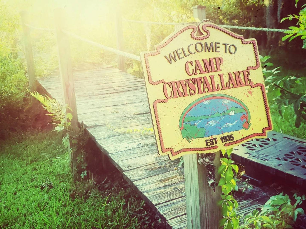 Camp Crystal Lake - Friday the 13th - Horror Movie - Wood Carved Sign