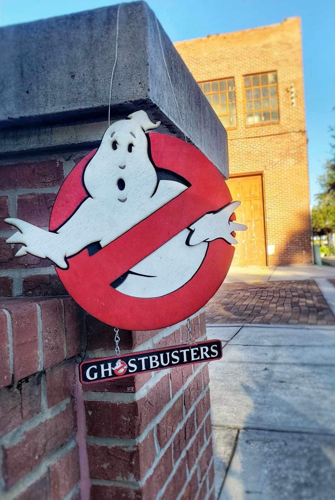 Ghostbusters Logo - Wood Cut - Multi Layered - Wall Art