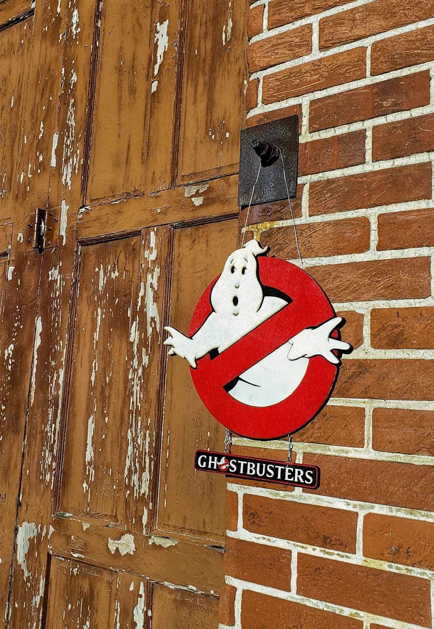 Ghostbusters Logo - Wood Cut - Multi Layered - Wall Art
