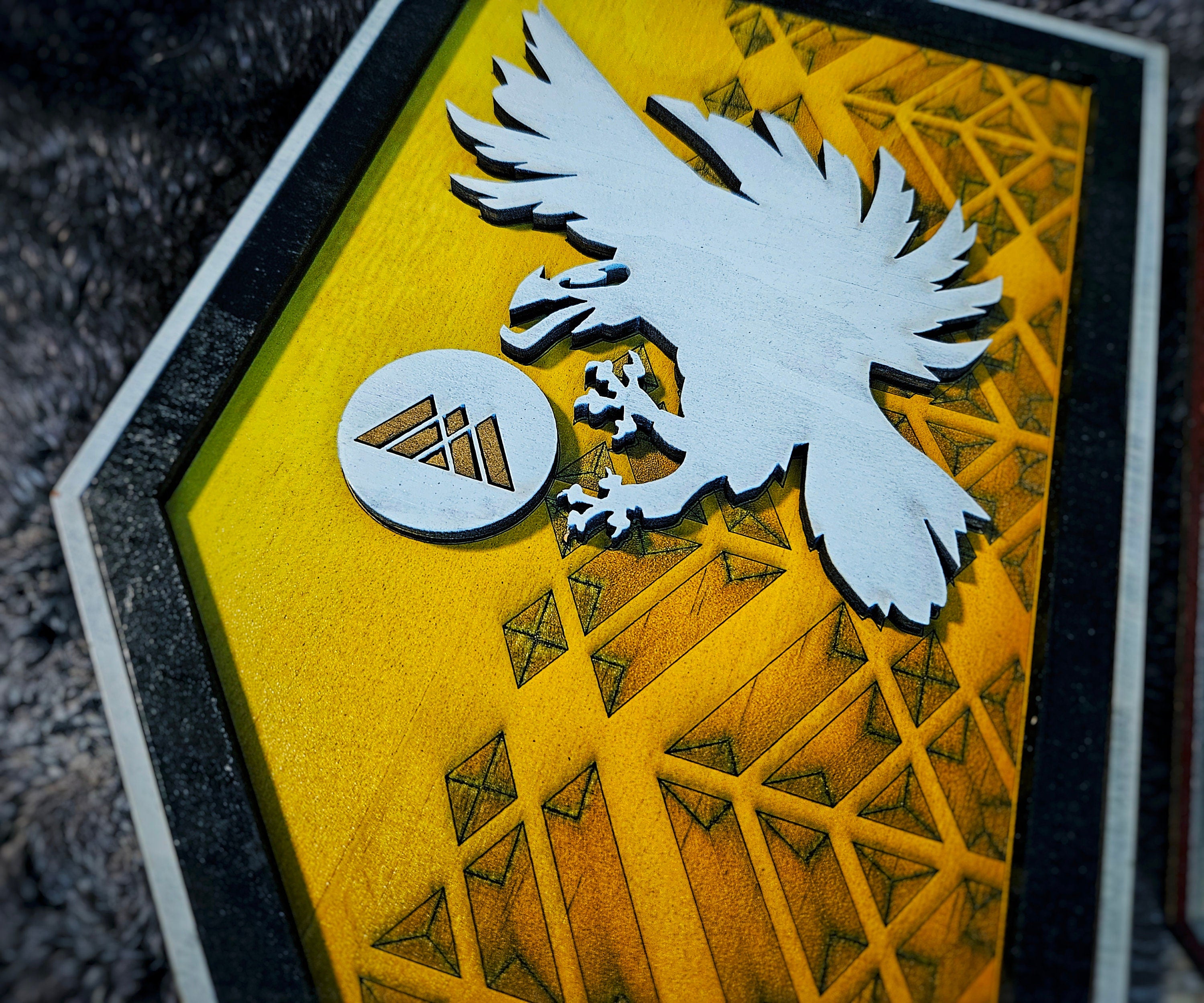 Destiny - Hunter, Warlock, Titan - Guardian Banners - Wood Carved Sign