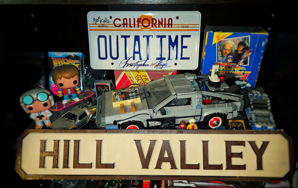 Hill Valley Train Station 1885 - Back To The Future 3 - Wood Carved Sign