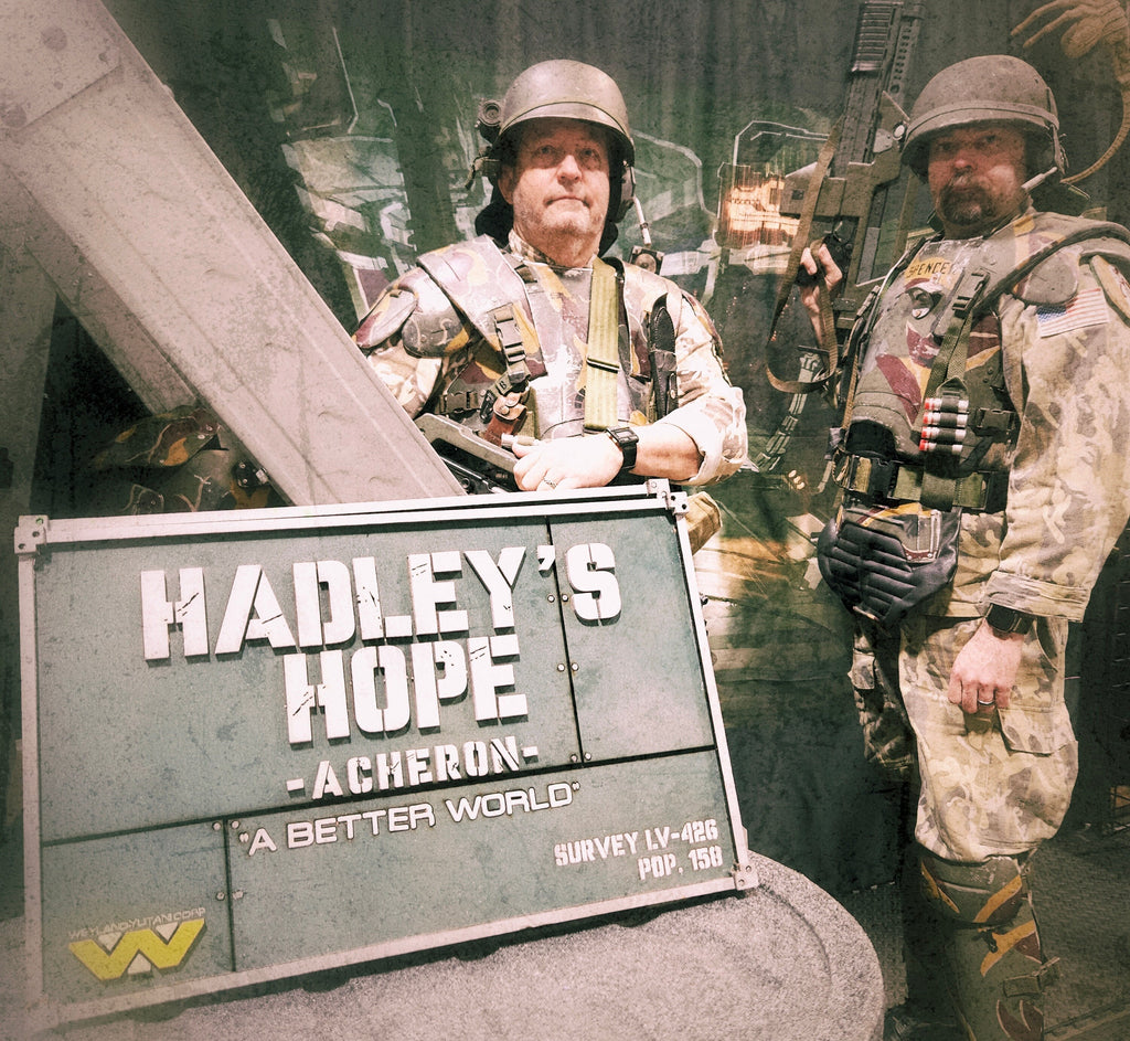 Hadley’s Hope - Aliens - Wood Carved Sign