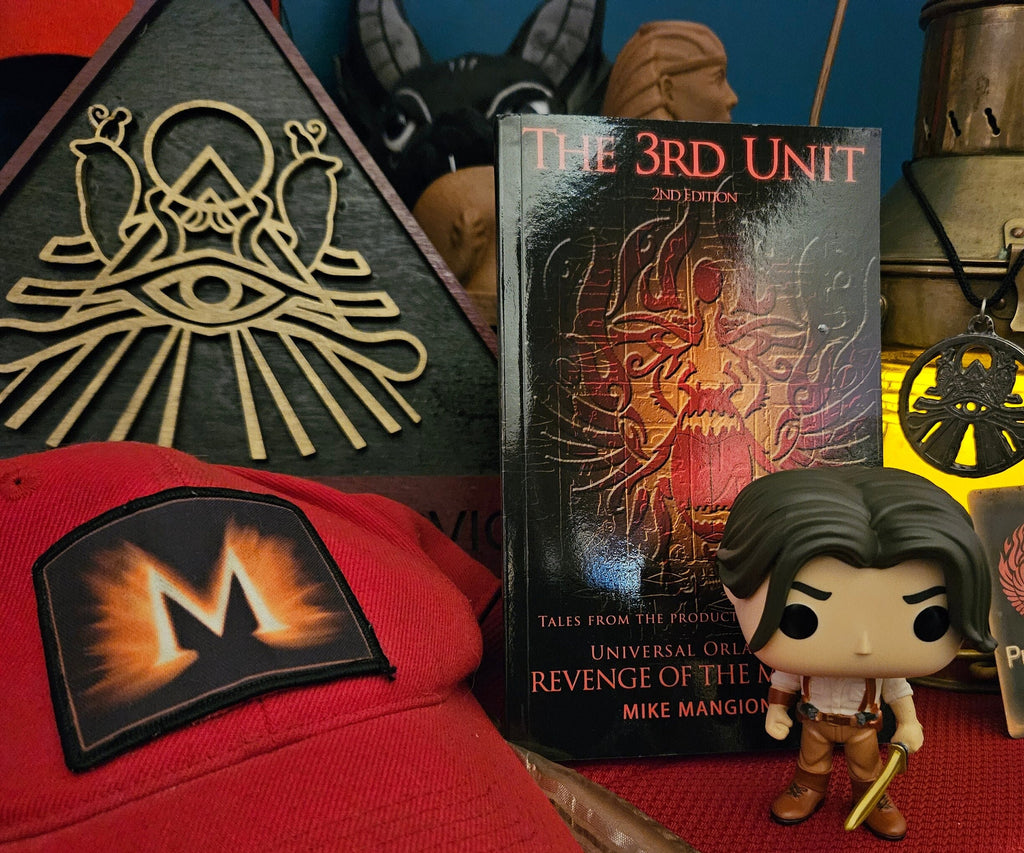 No Medjai, No Service - Revenge of the Mummy Ride - Wood Carved Sign