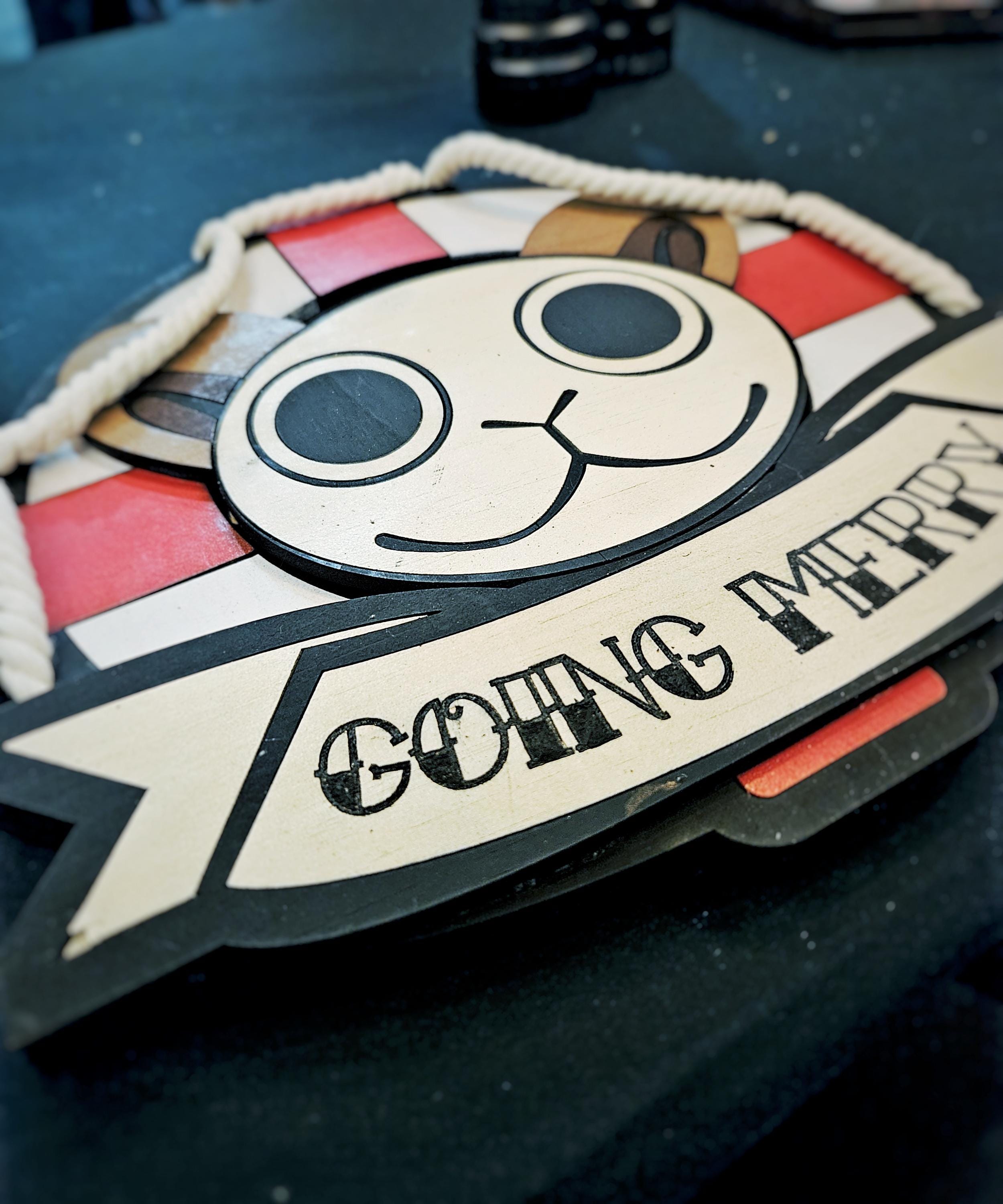 Going Merry Ship - One Piece - Wood Carved Sign