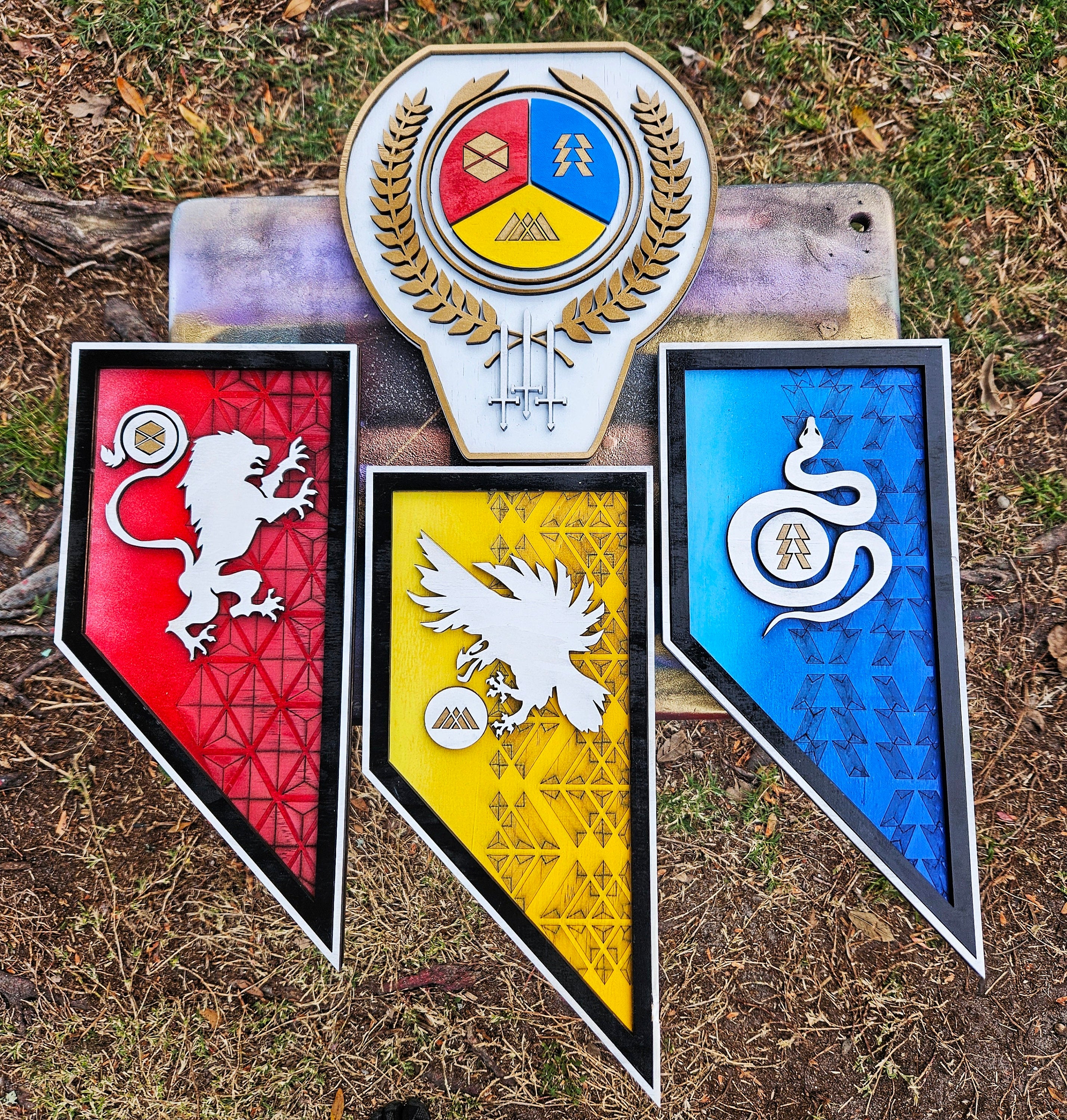 Destiny - Hunter, Warlock, Titan - Guardian Banners - Wood Carved Sign