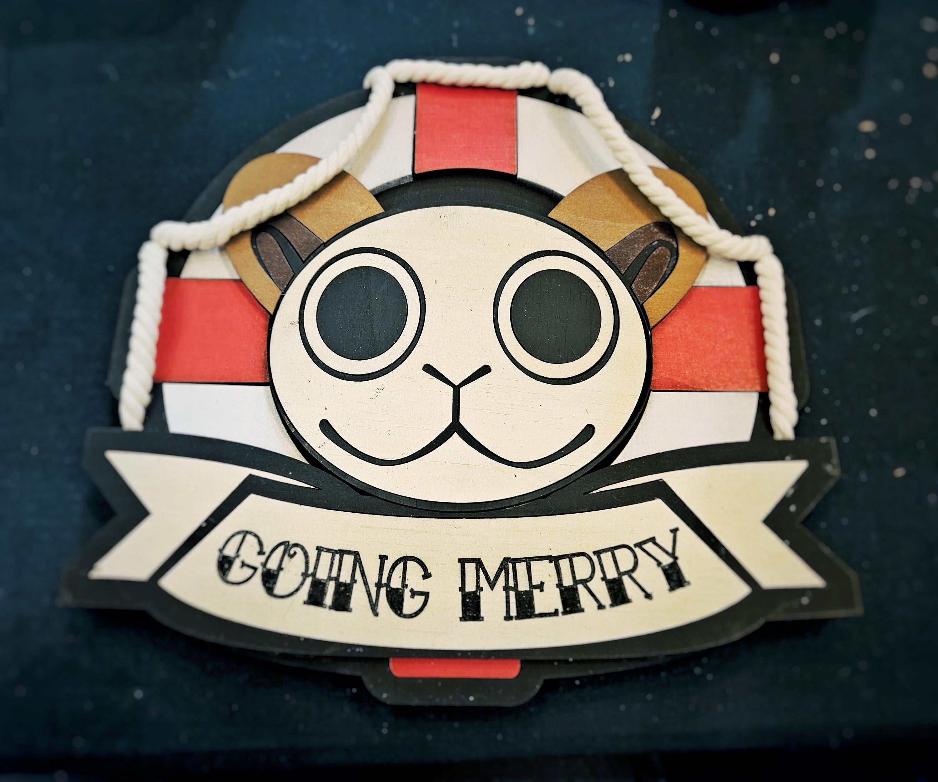 Going Merry Ship - One Piece - Wood Carved Sign