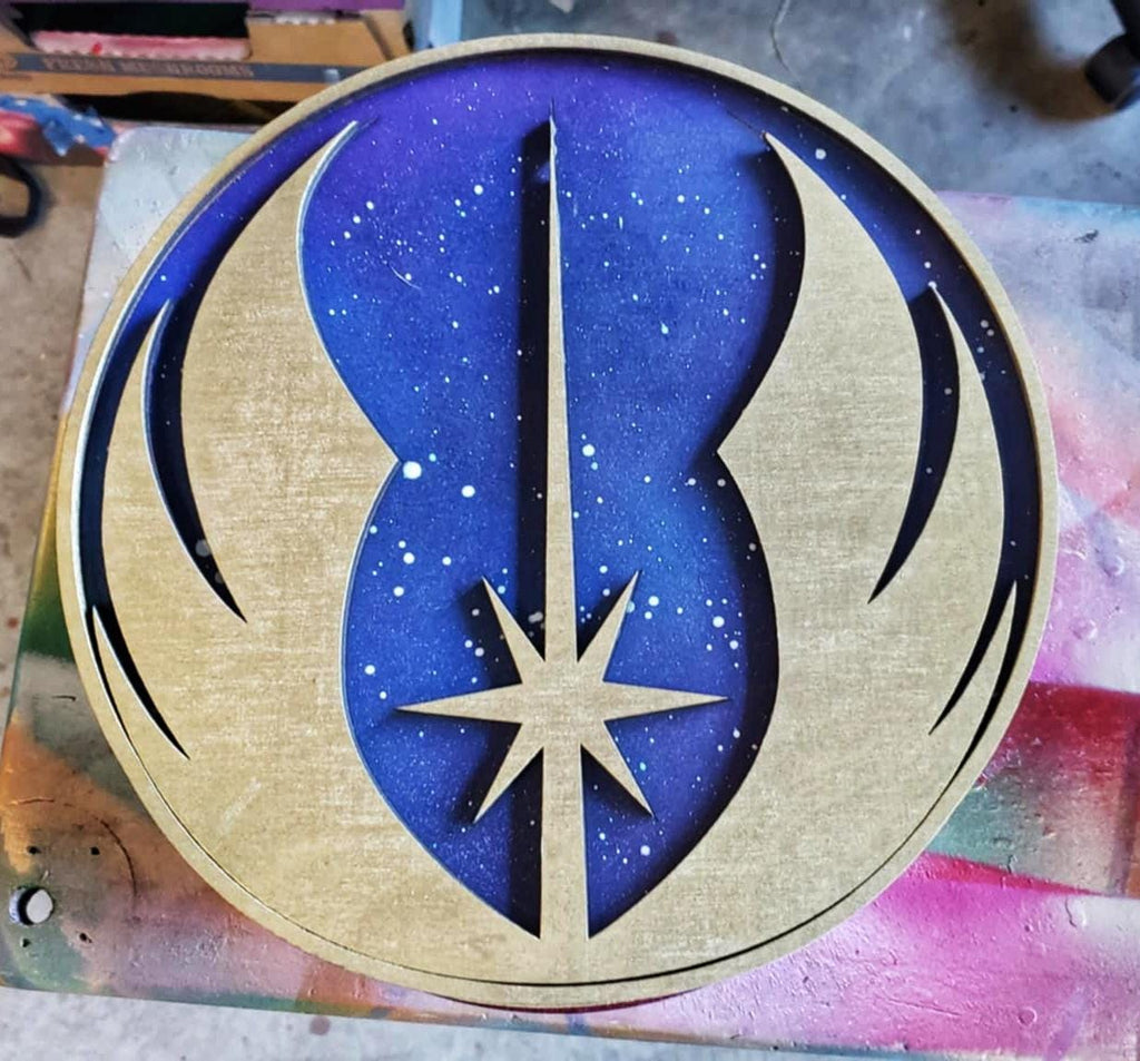 Star Wars - Jedi Order Logo - Wood Carved Sign