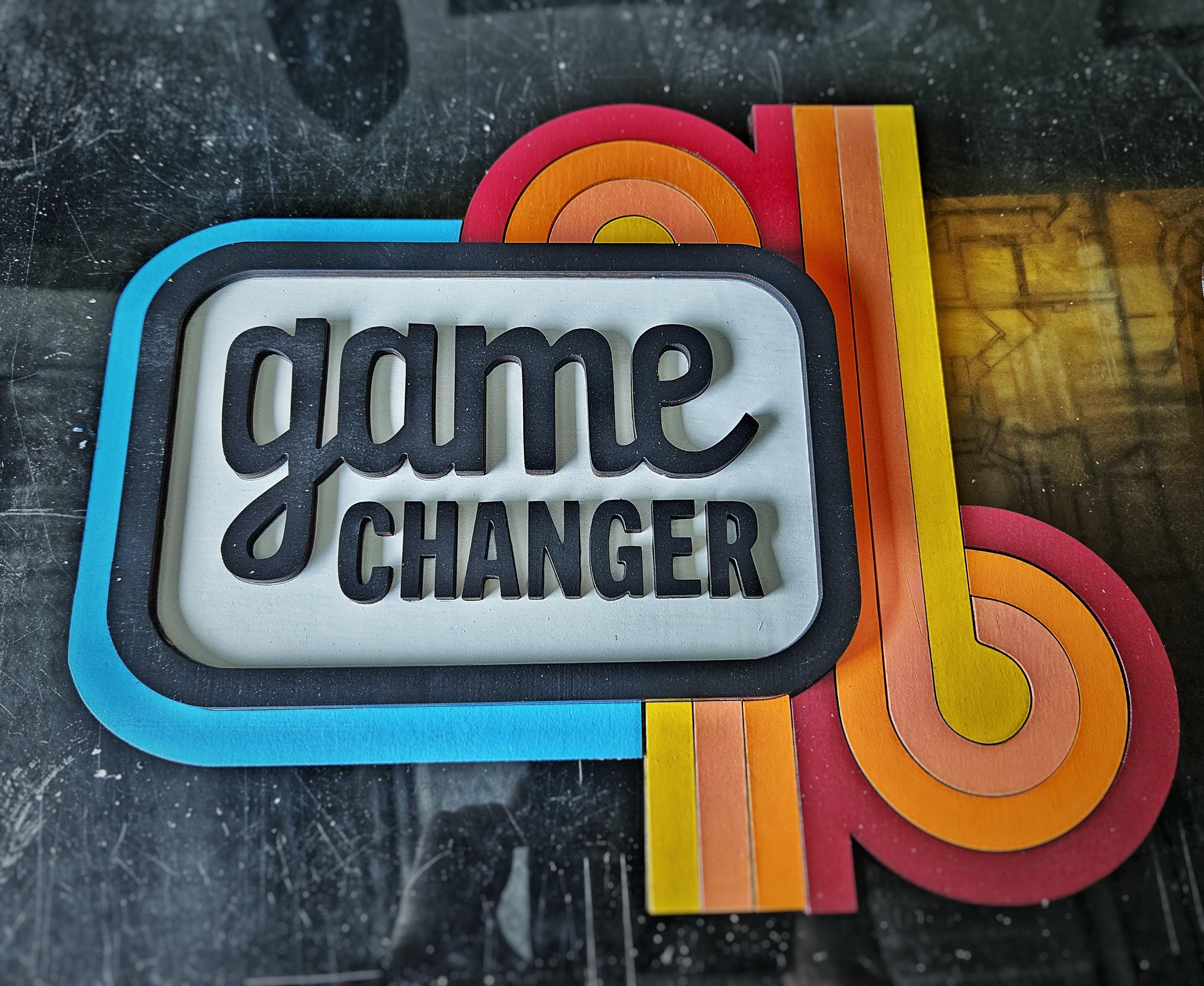 Game Changer - Wall Art – Hidden UV Reveal Featuring Sam Reich Tribute