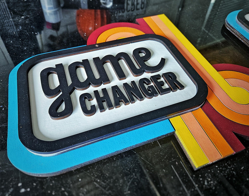 Game Changer - Wall Art – Hidden UV Reveal Featuring Sam Reich Tribute