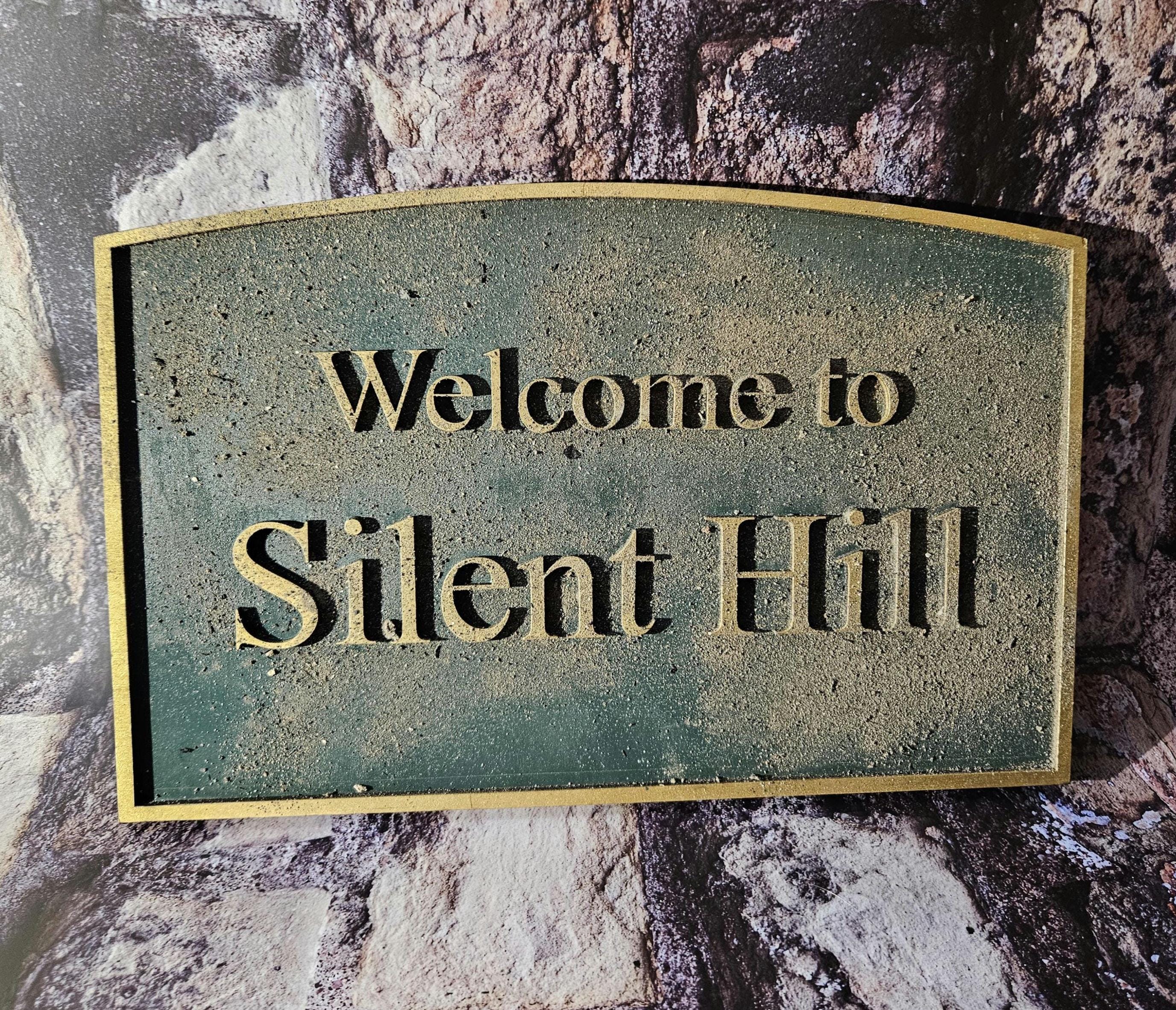 Welcome to Silent Hill - Wood Carved Sign