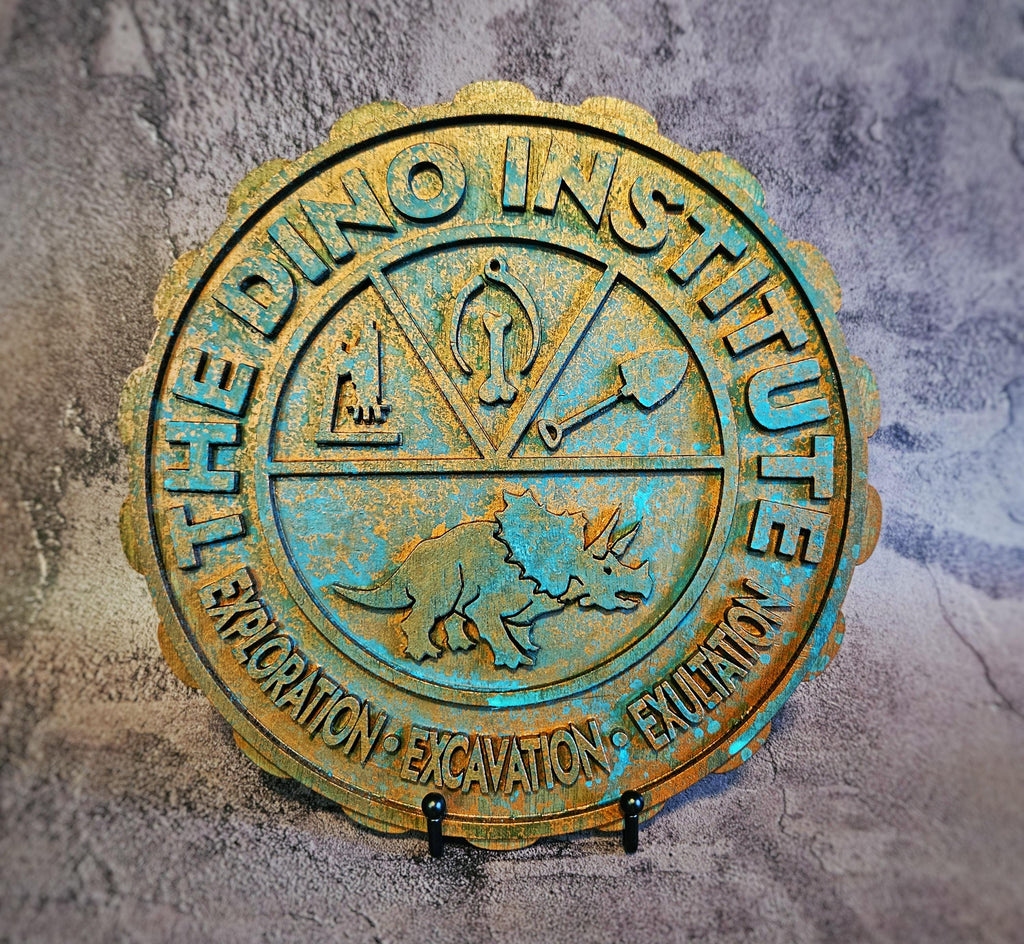 The Dino Institute Seal Sign - Disney’s Animal Kingdom DINOSAUR Ride Inspired Wall Art