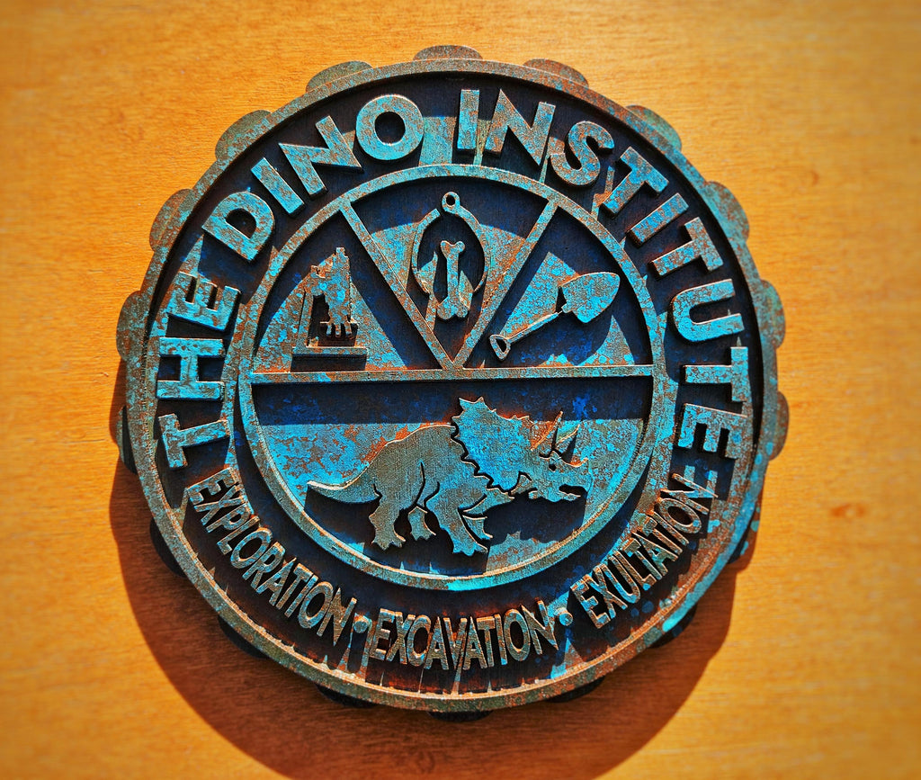 The Dino Institute Seal Sign - Disney’s Animal Kingdom DINOSAUR Ride Inspired Wall Art